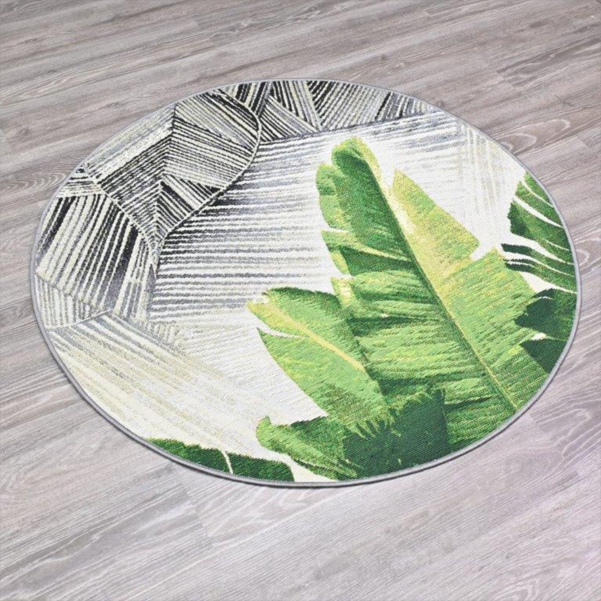 Palmu polypropeeni matto - vihreä