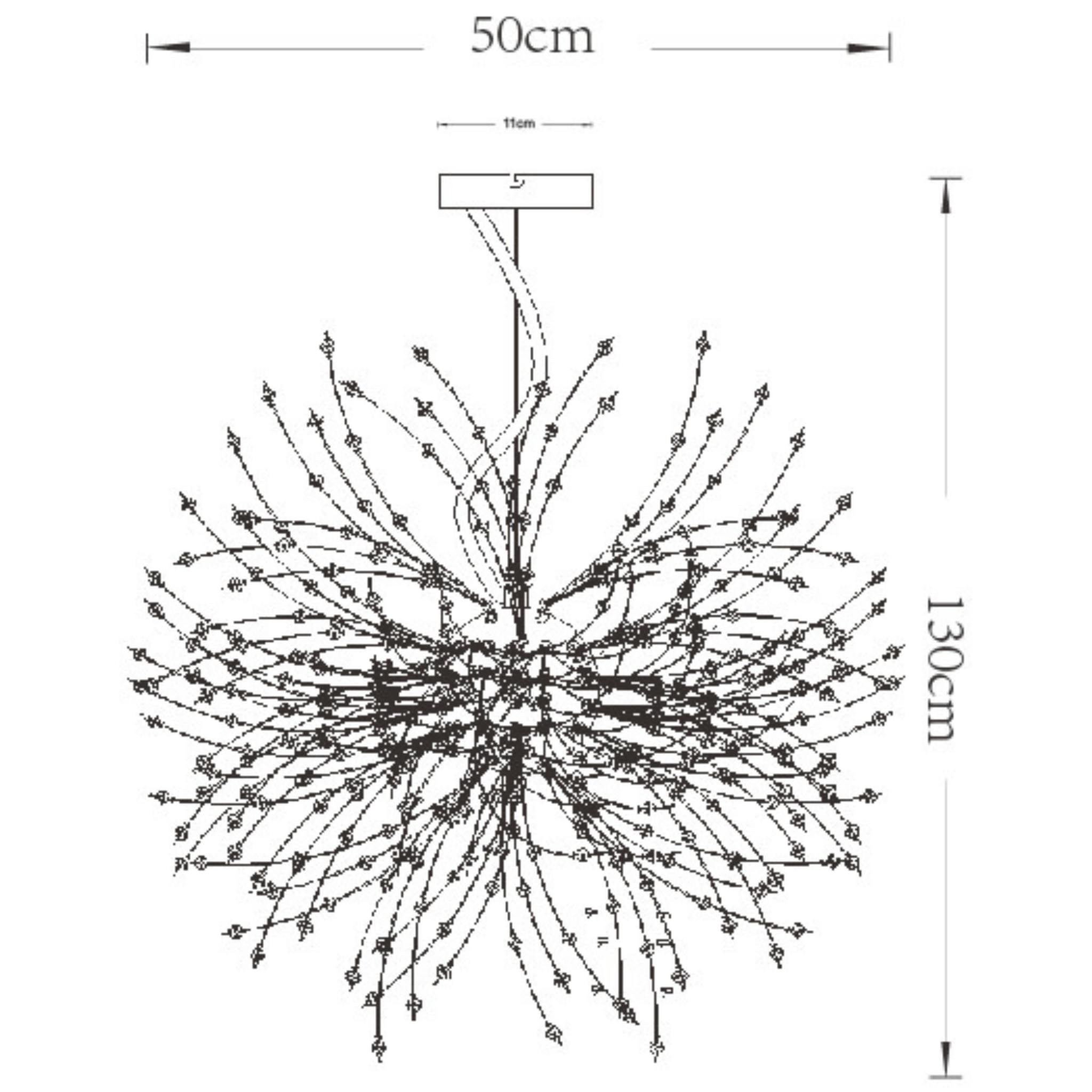 Pearls 325305-06 - Pendant lamp - Chrome