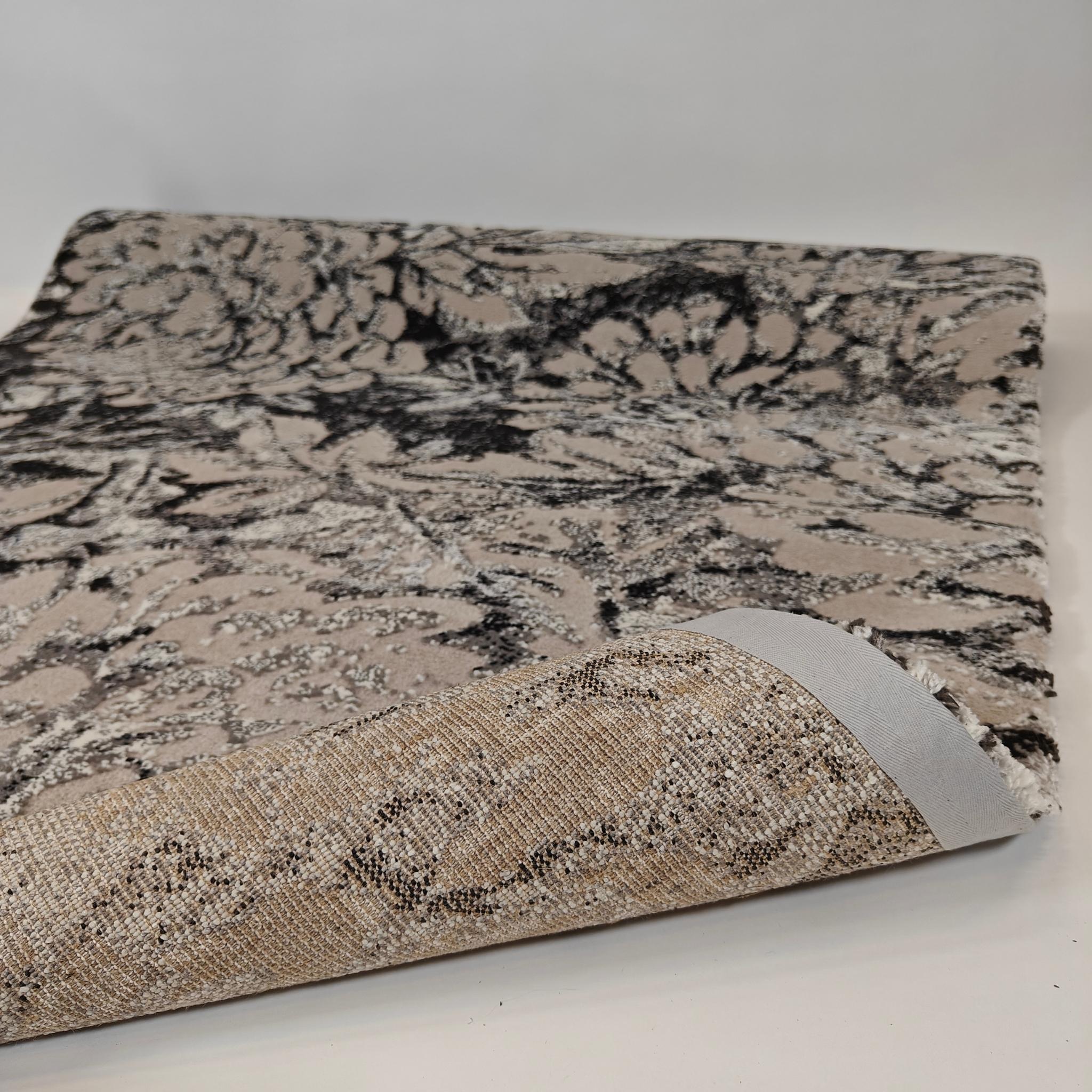 Peoni lyhytnukkainen matto - beige/harmaa