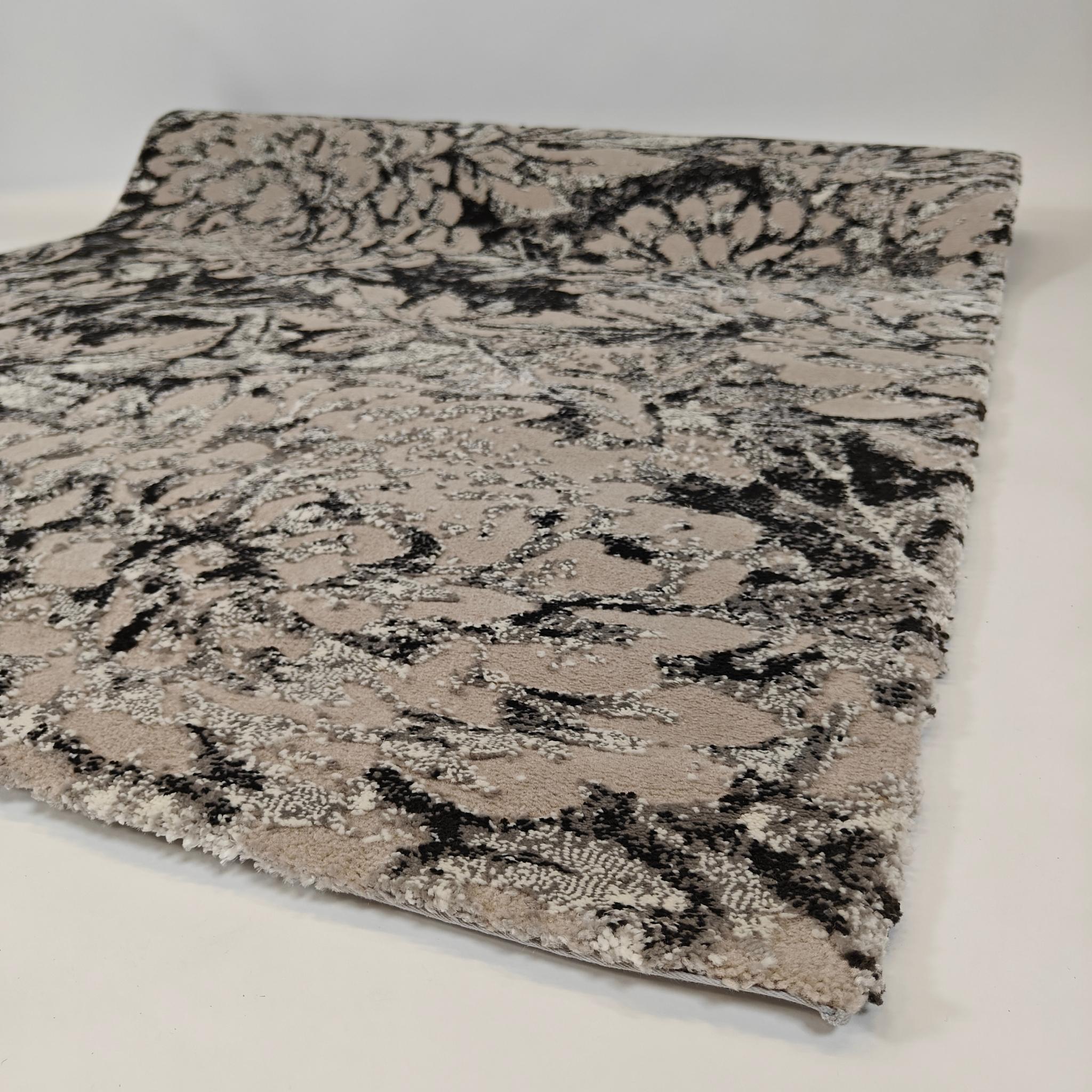 Peoni lyhytnukkainen matto - beige/harmaa