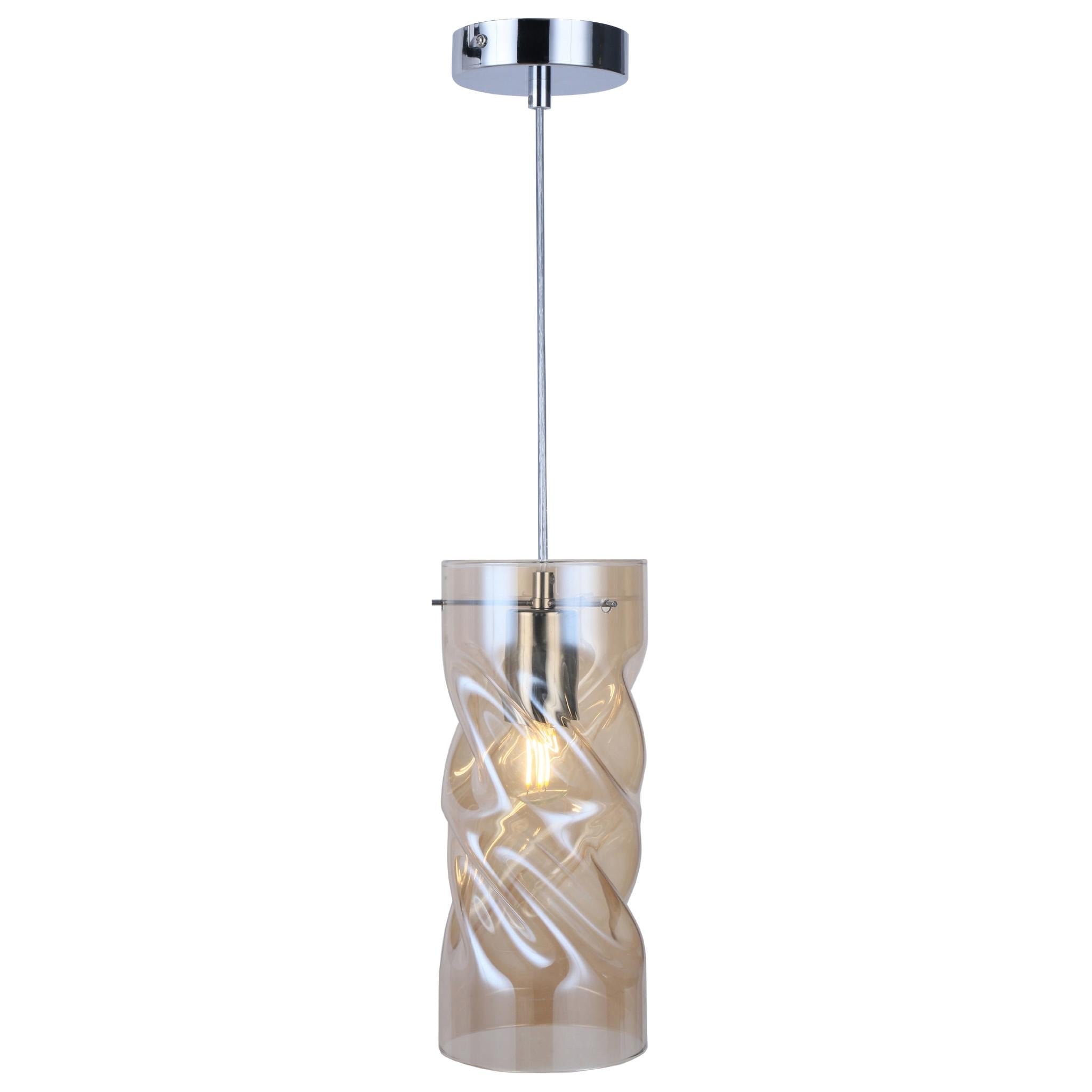 Pia 333301-02 - Ceiling lamp - Chrome - Amber