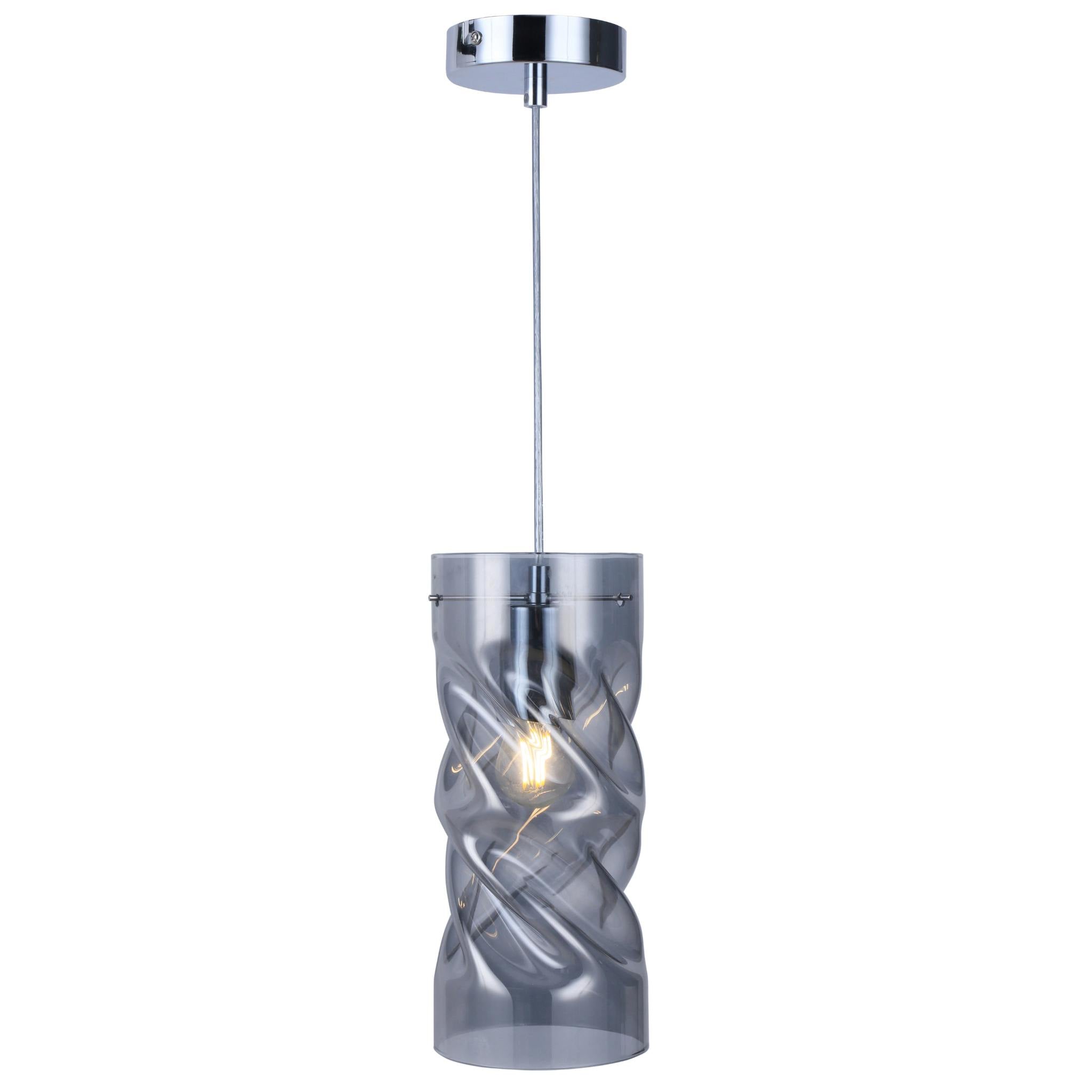 Pia 333301-22 - Ceiling lamp - Chrome - Smoke