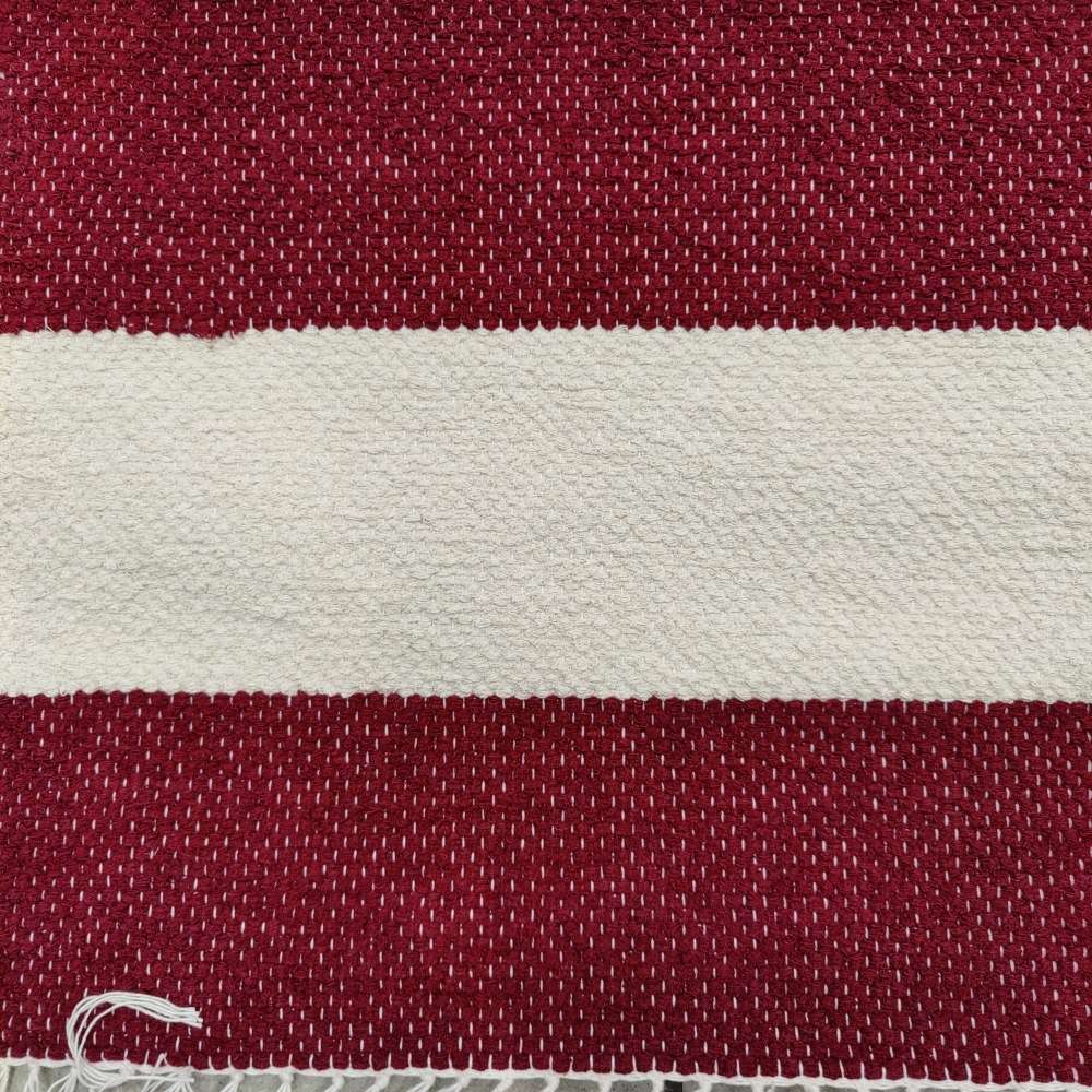 Pihatie Cotton rug - red/white