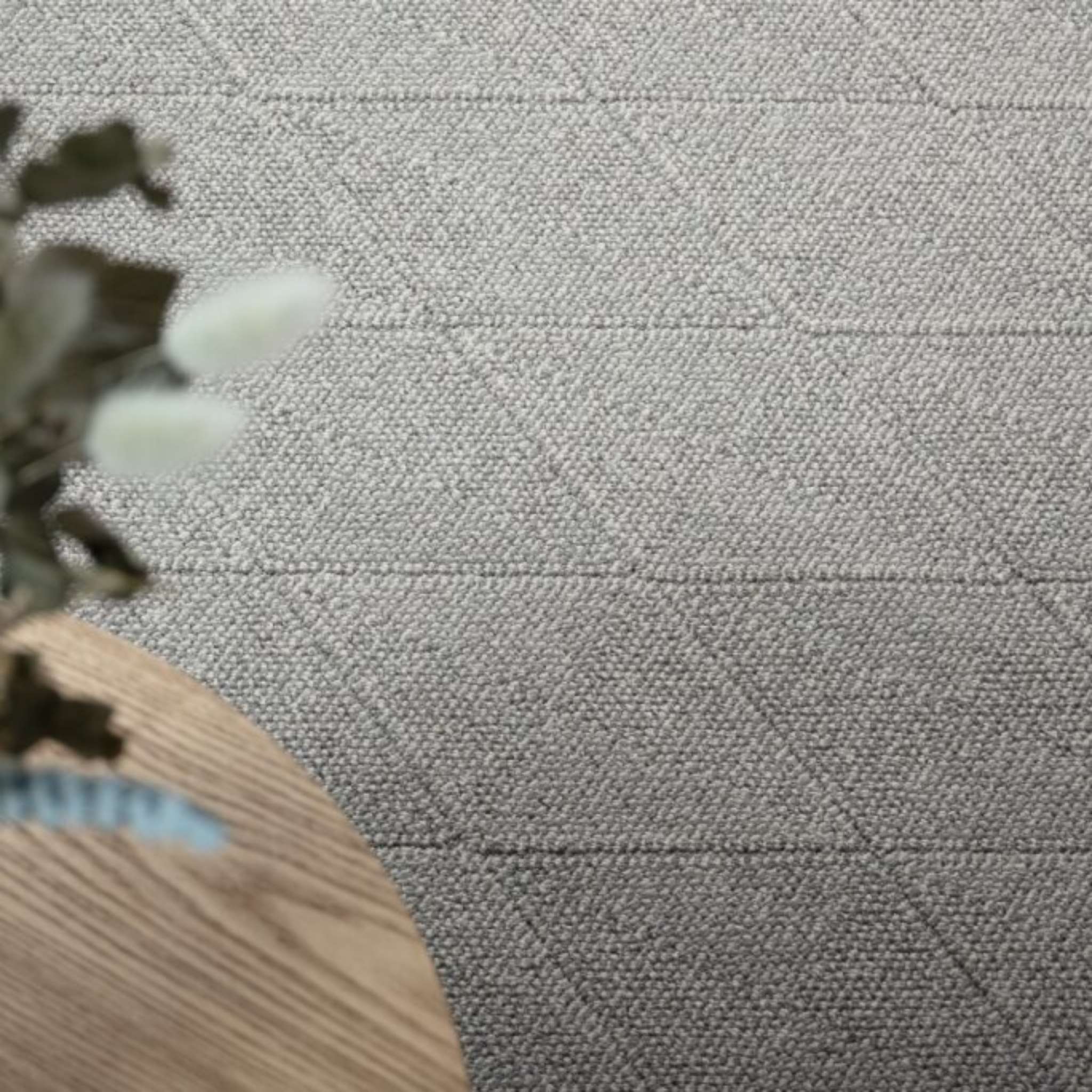 Polar rubber backed rug - Light Gray