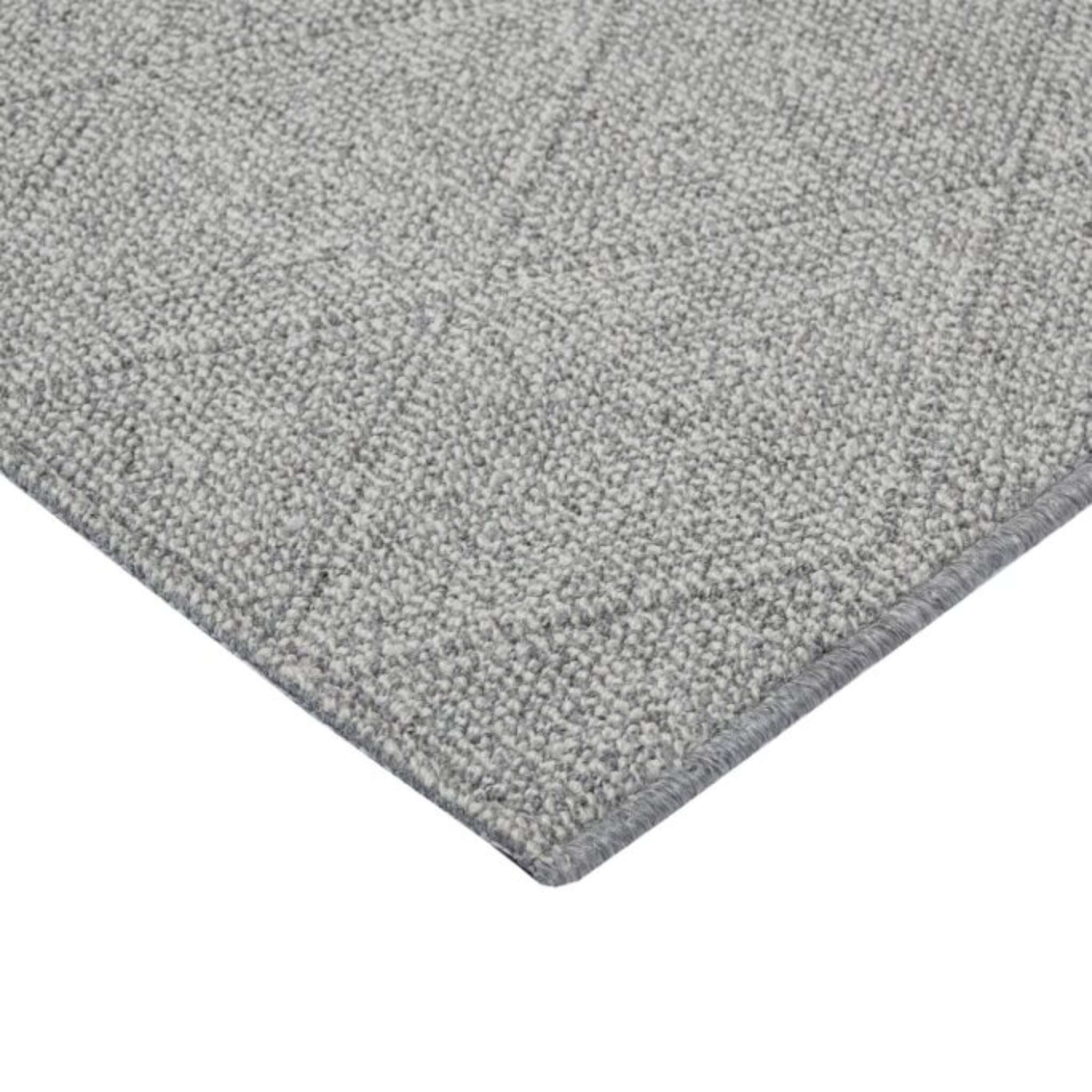 Polar rubber backed rug - Light Gray
