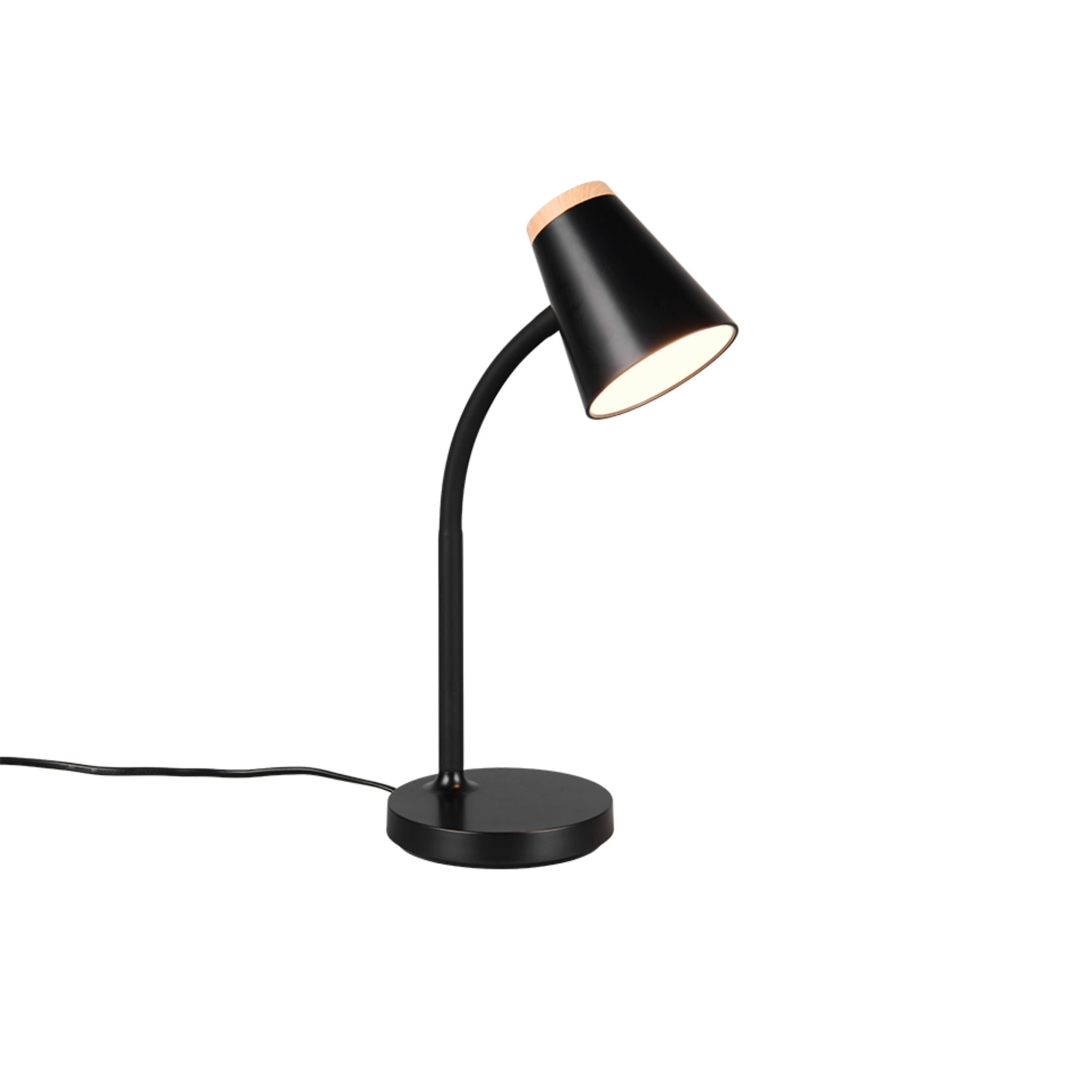 TRIO Pongo LED table lamp - black
