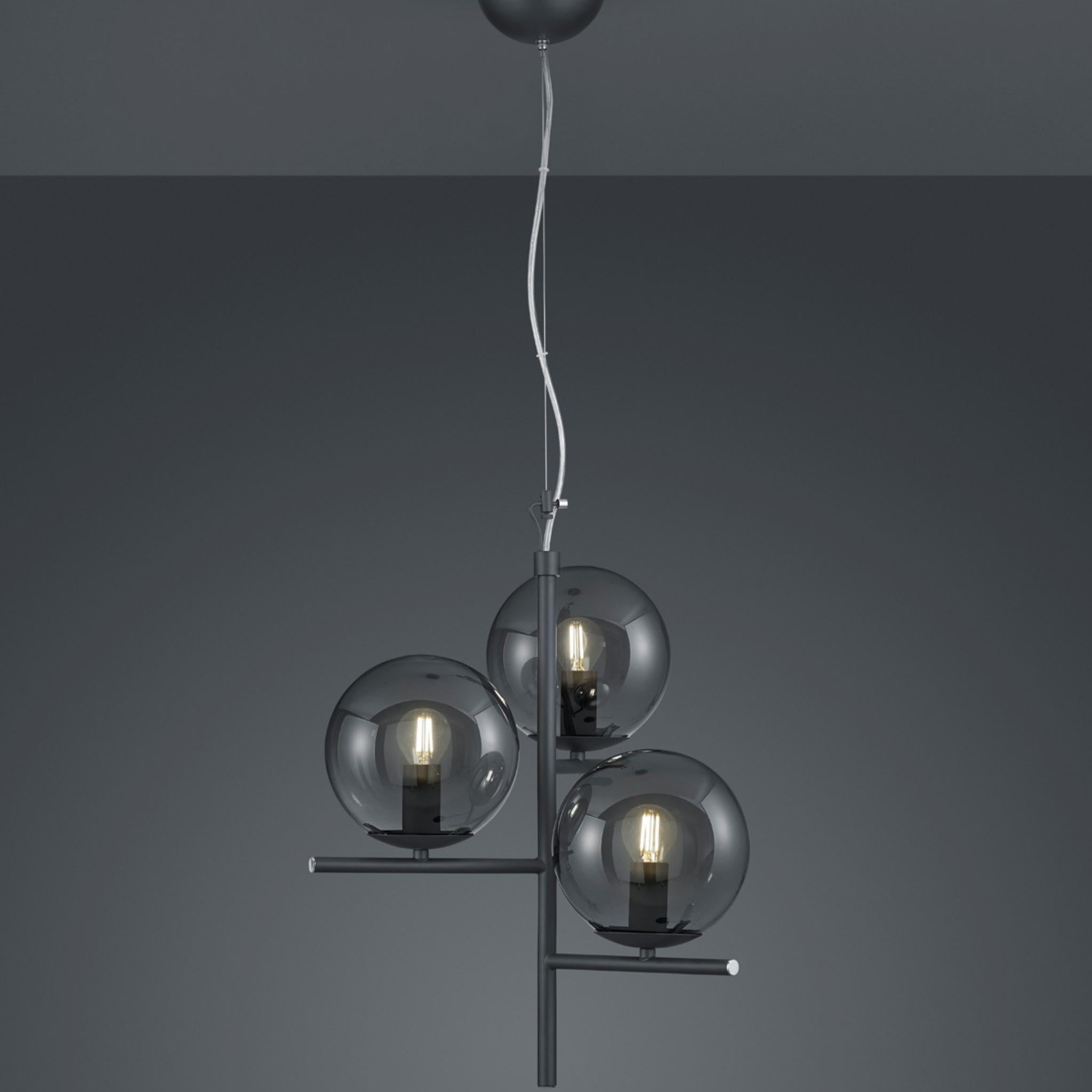 TRIO Pure riippuvalaisin - mattamusta