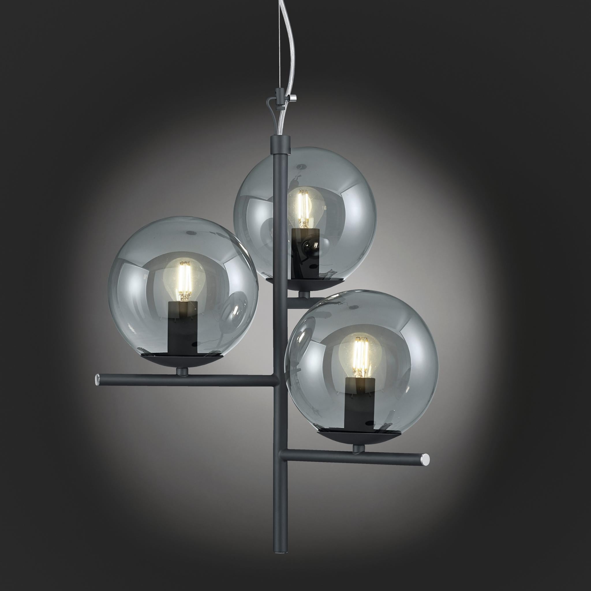 TRIO Pure riippuvalaisin - mattamusta