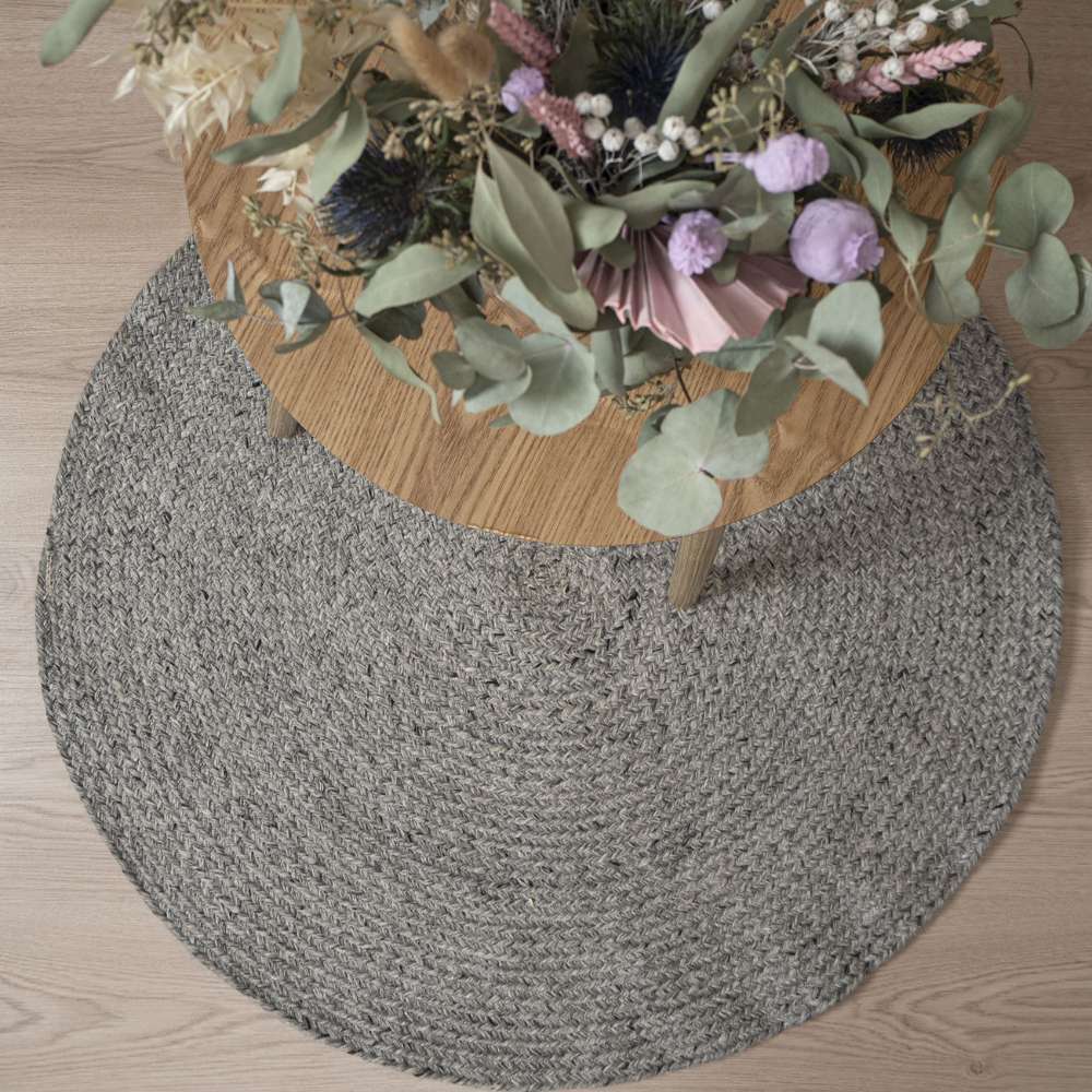 Pyörre Flatweave rug - light gray