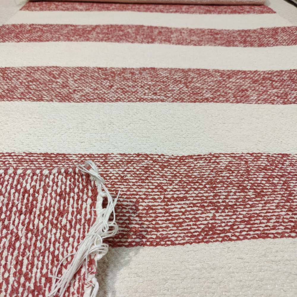 Riemu kotimainen puuvillamatto - roosa