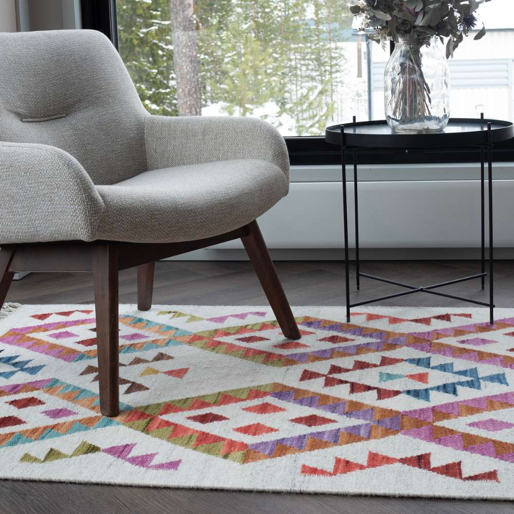 Riitta Wool rug - colorful