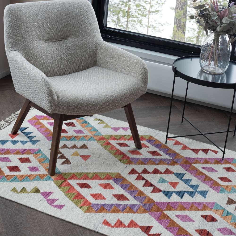 Riitta Wool rug - colorful
