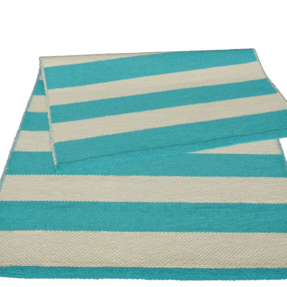 SEBRA puuvillamatto - turkoosi