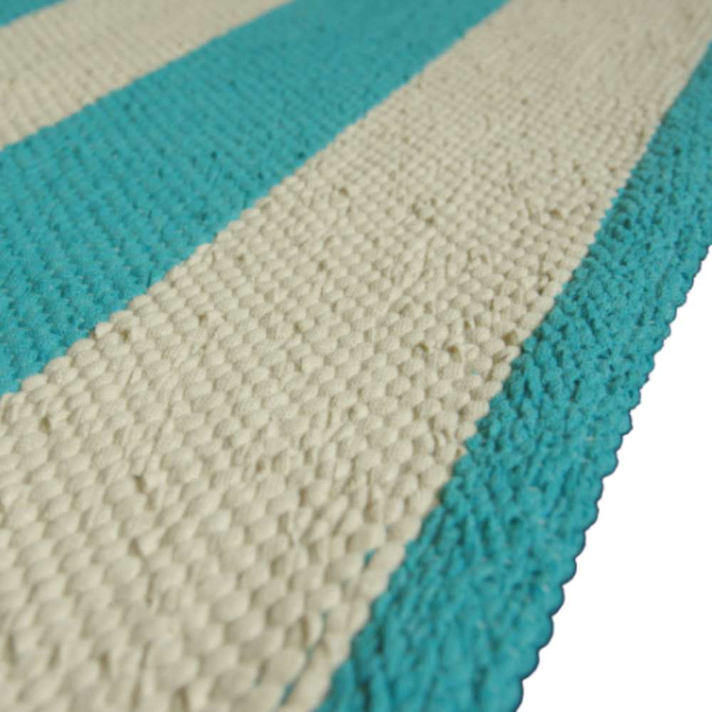 SEBRA puuvillamatto - turkoosi