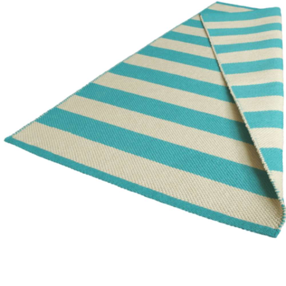 SEBRA puuvillamatto - turkoosi