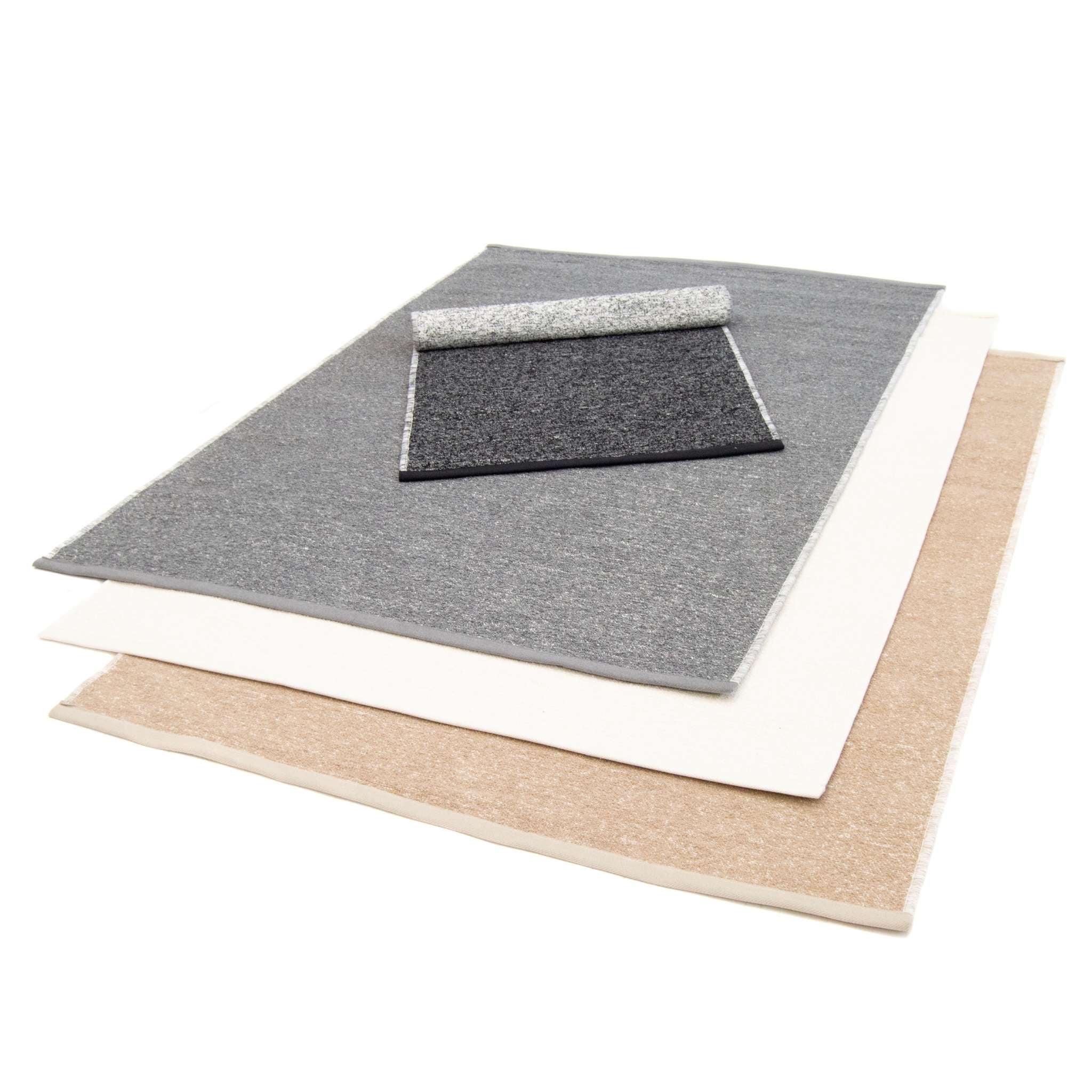 Saima Cotton rug - black