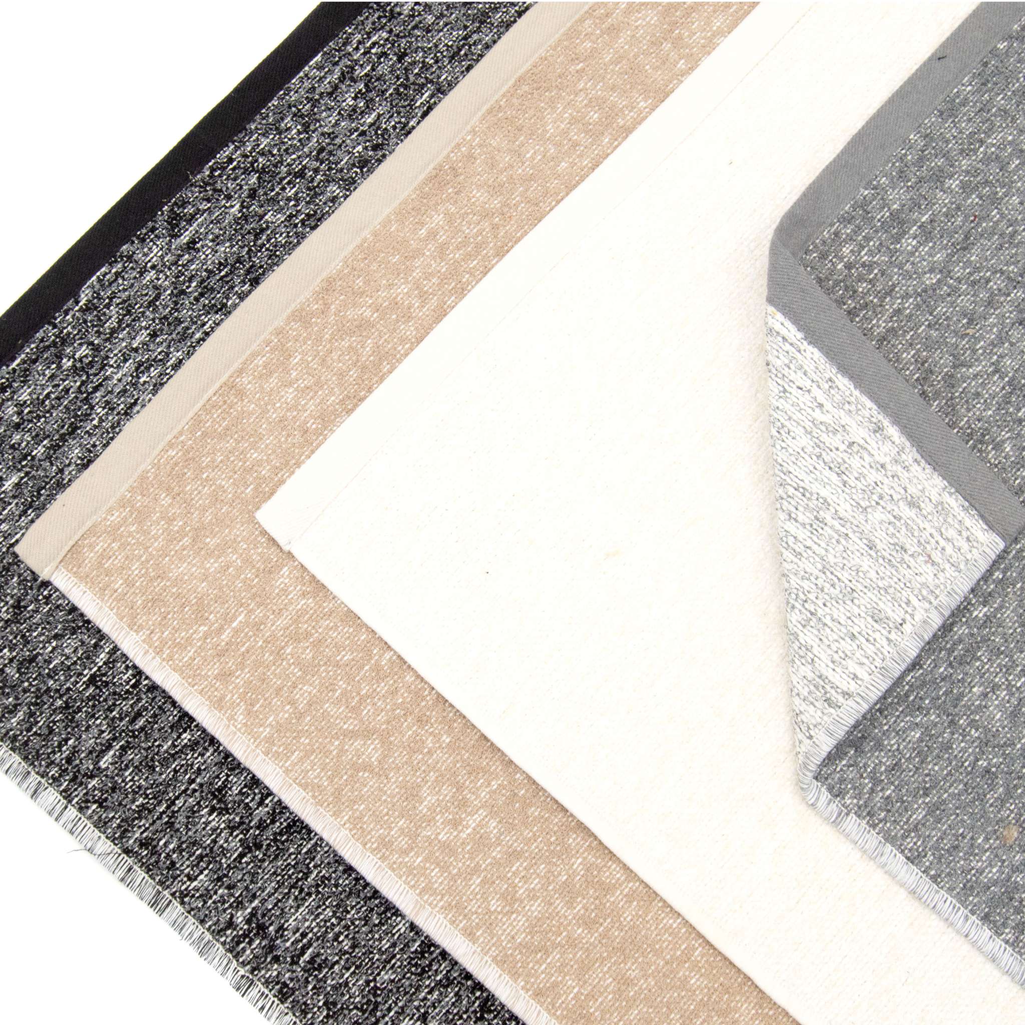 Saima Cotton rug - black