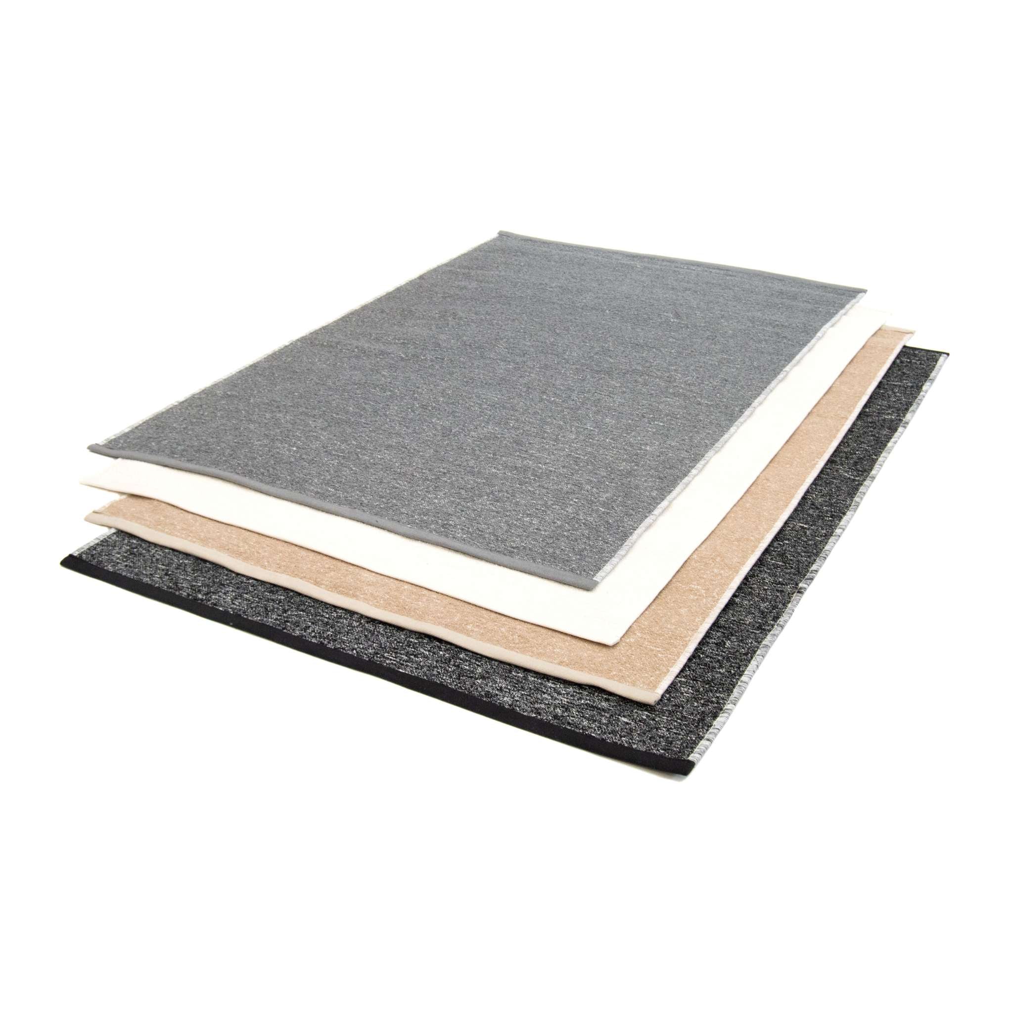 Saima Cotton rug - black