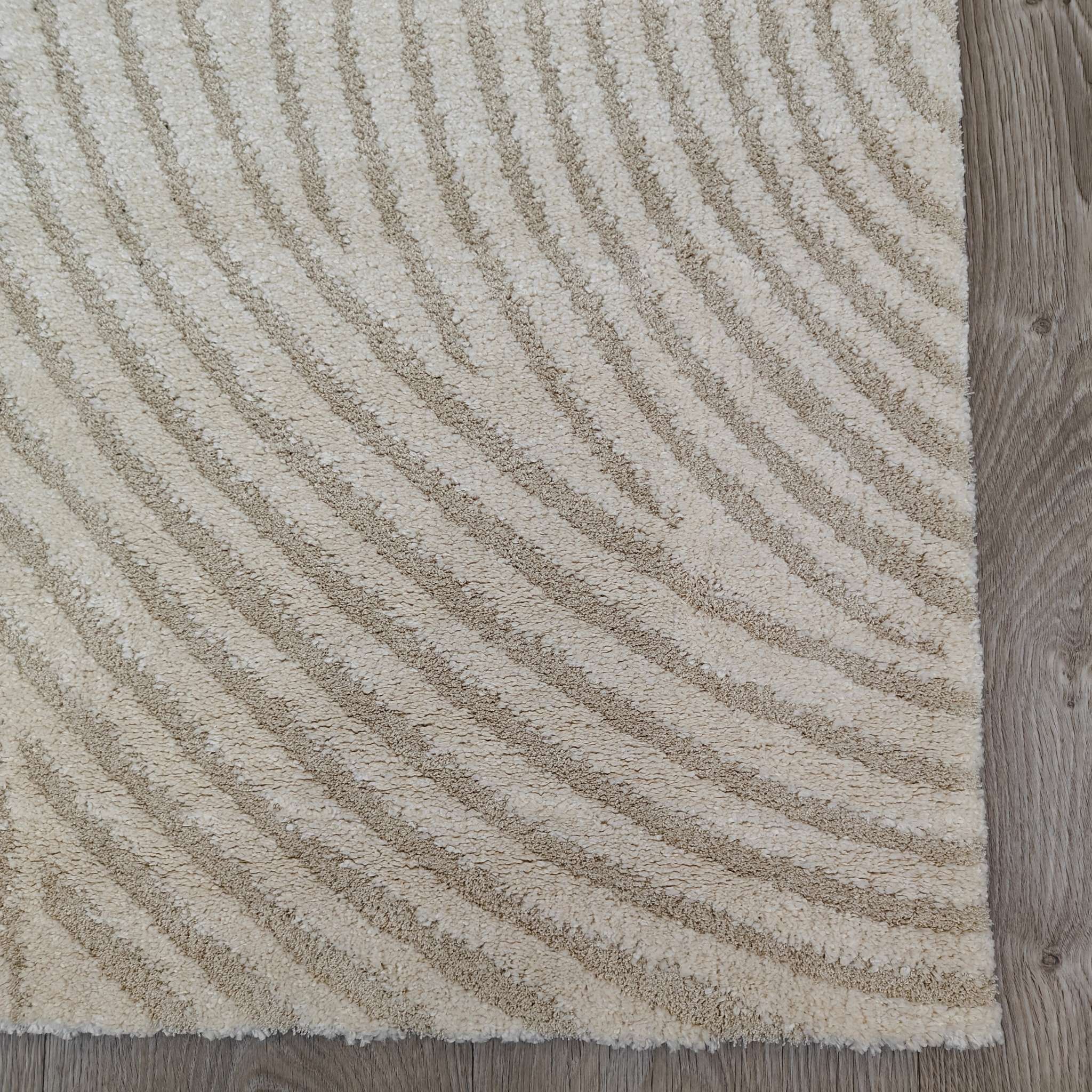 Sametti low pile Rug - natural white
