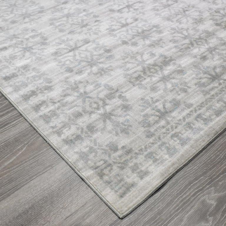 Samira viscose rug - silver