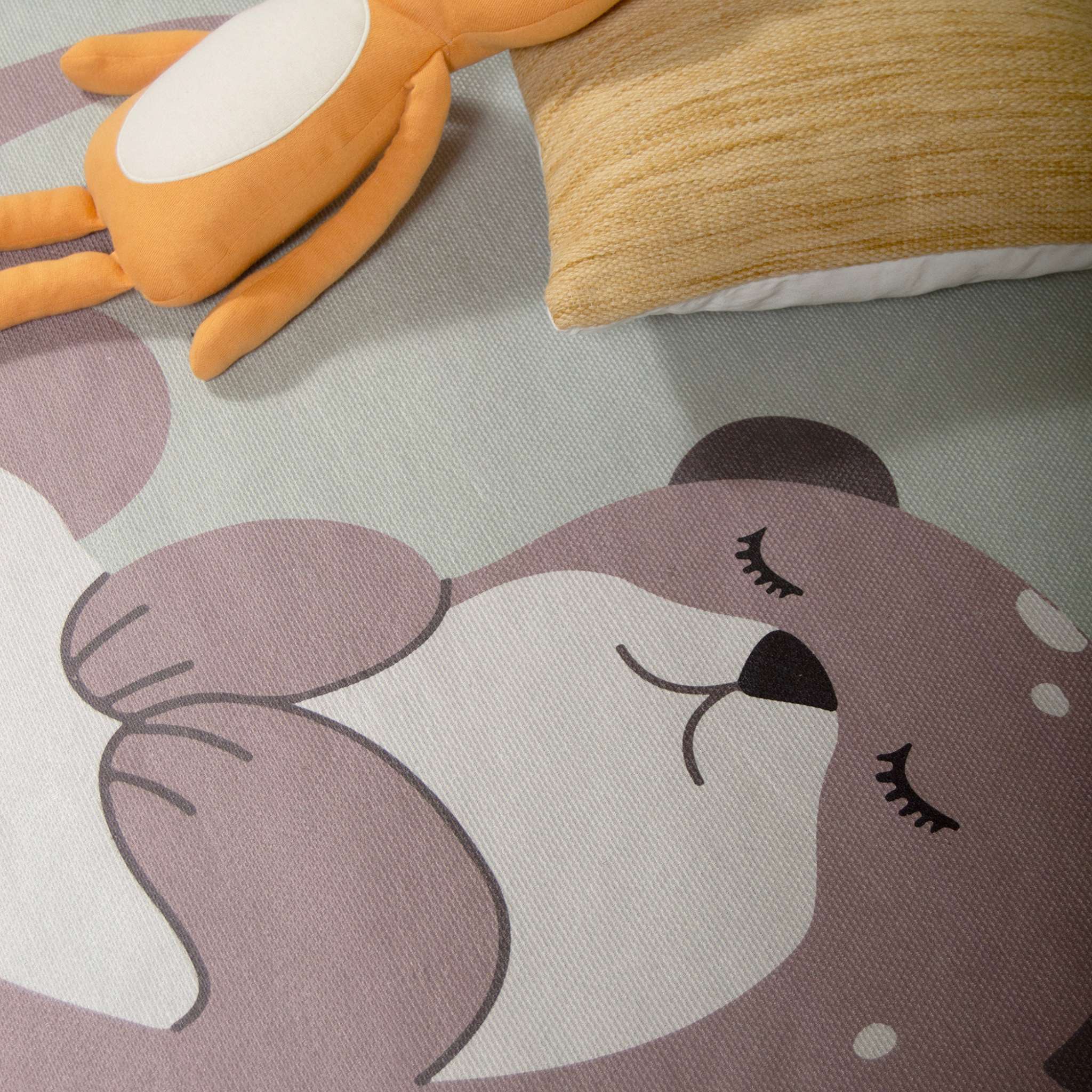 Saukkonen children's rug - light green