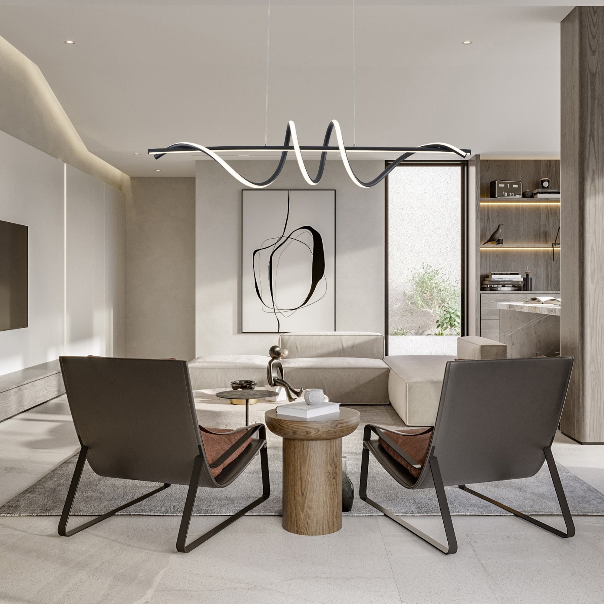 Serpent 339701-30 - Pendant lamp - Black