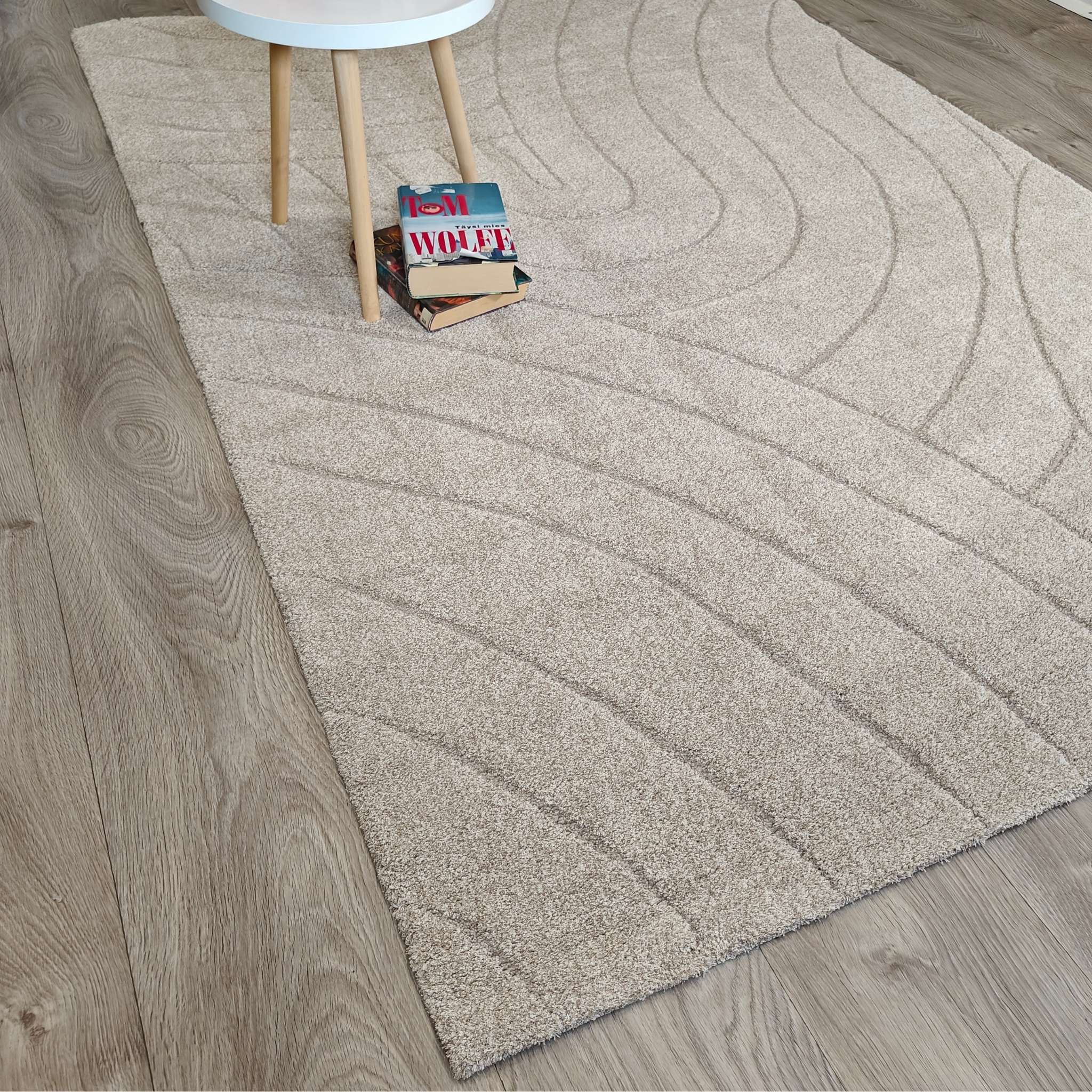 Silkkipilvi lyhytnukkainen matto - beige