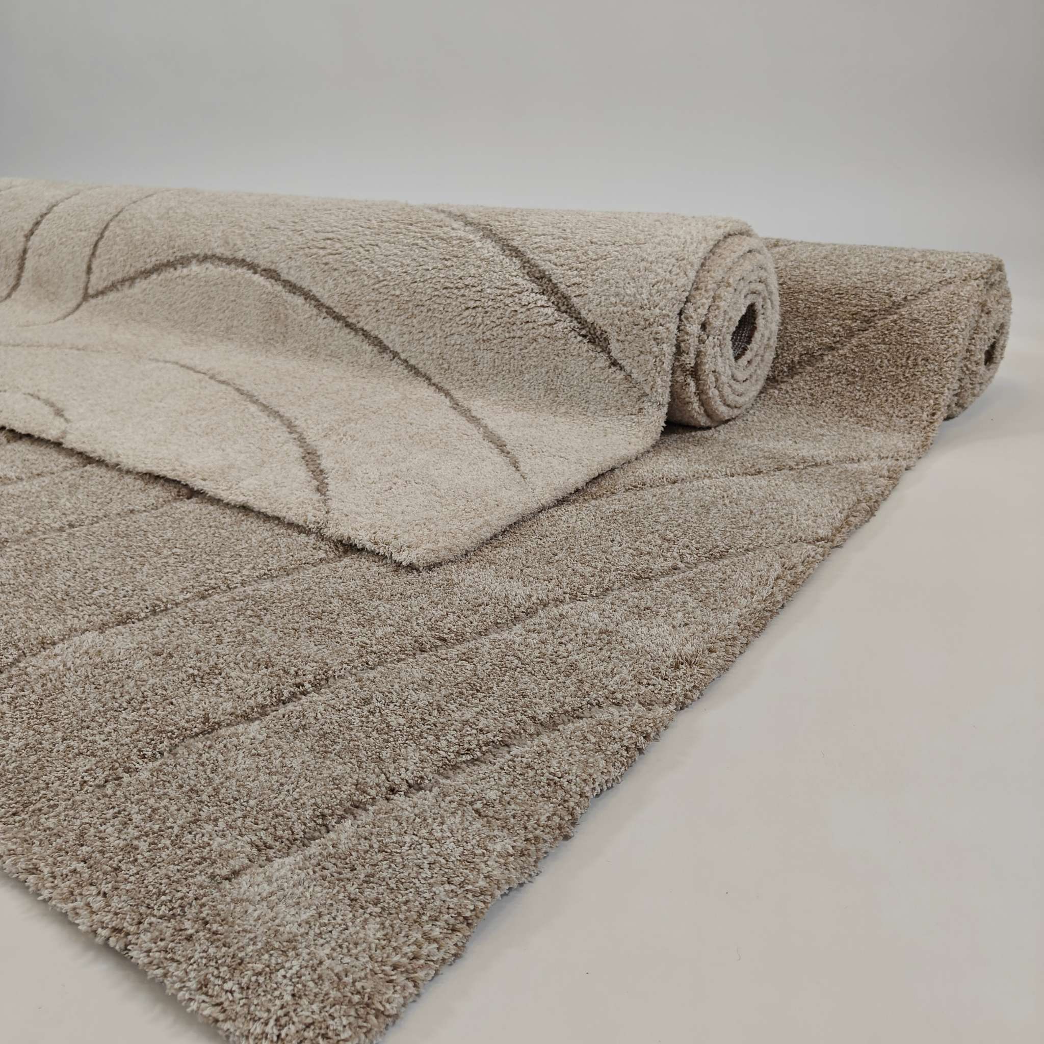 Silkkipilvi lyhytnukkainen matto - beige