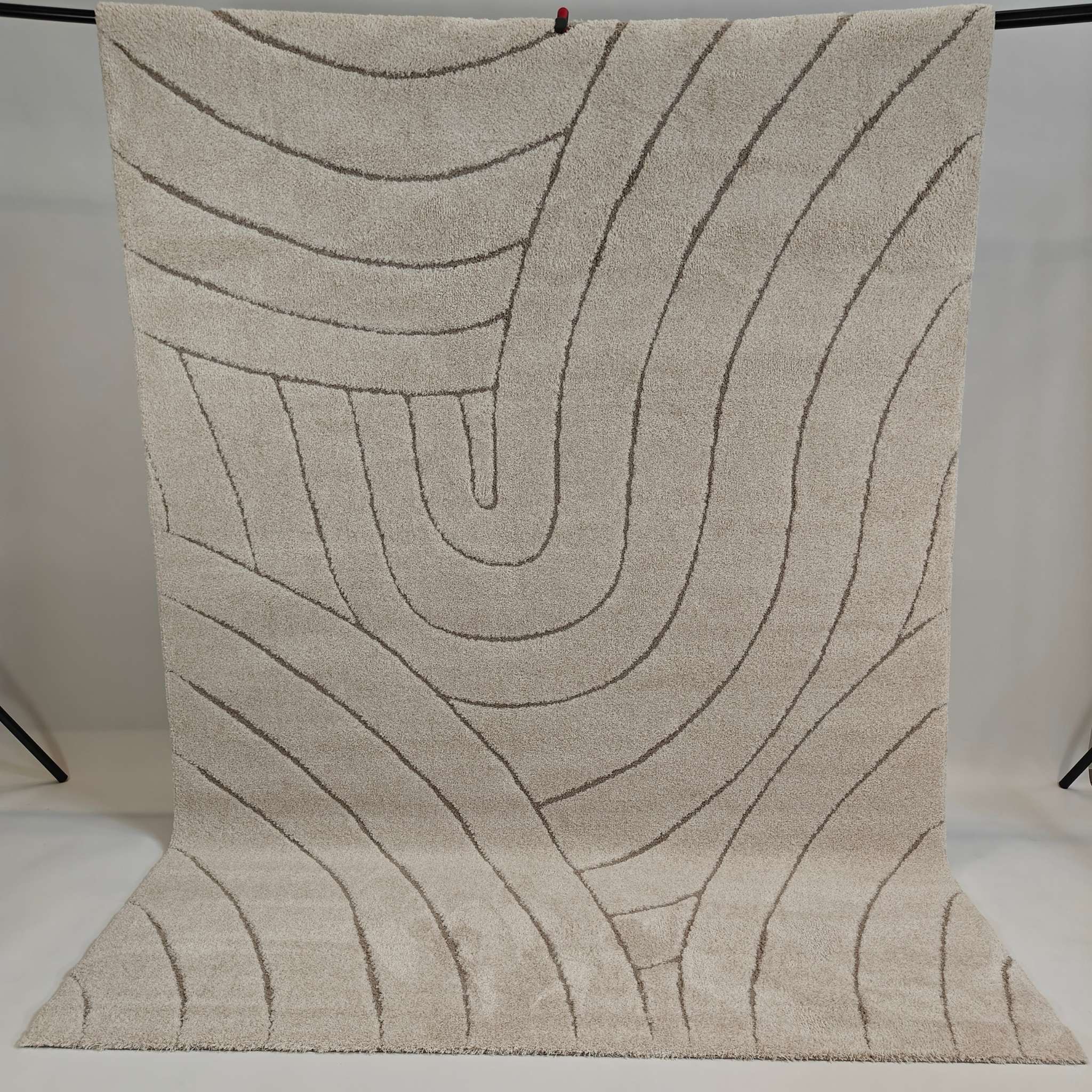 Silkkipilvi lyhytnukkainen matto - valkoinen