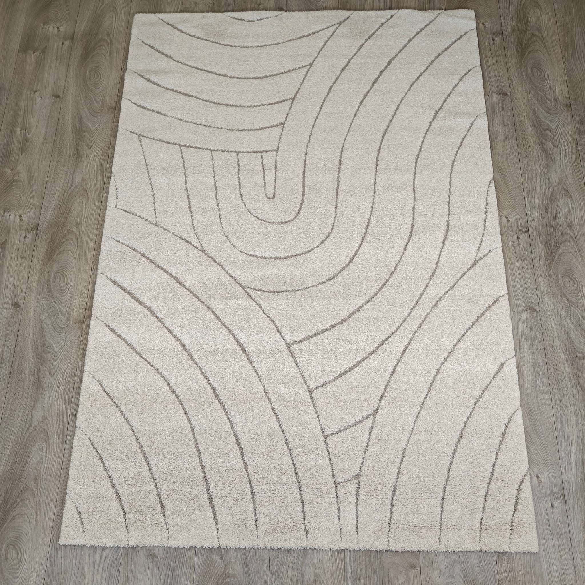 Silkkipilvi lyhytnukkainen matto - valkoinen