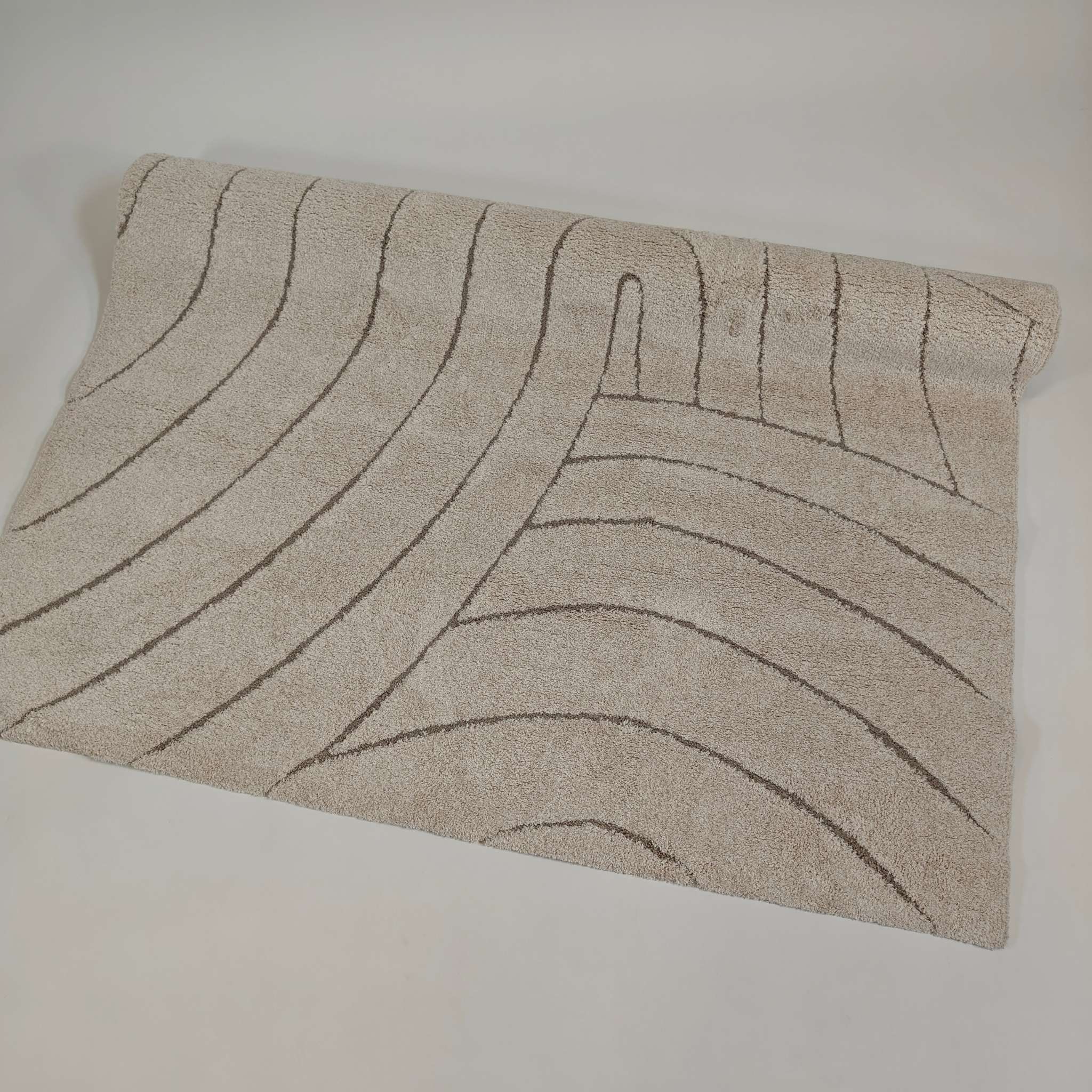 Silkkipilvi lyhytnukkainen matto - valkoinen