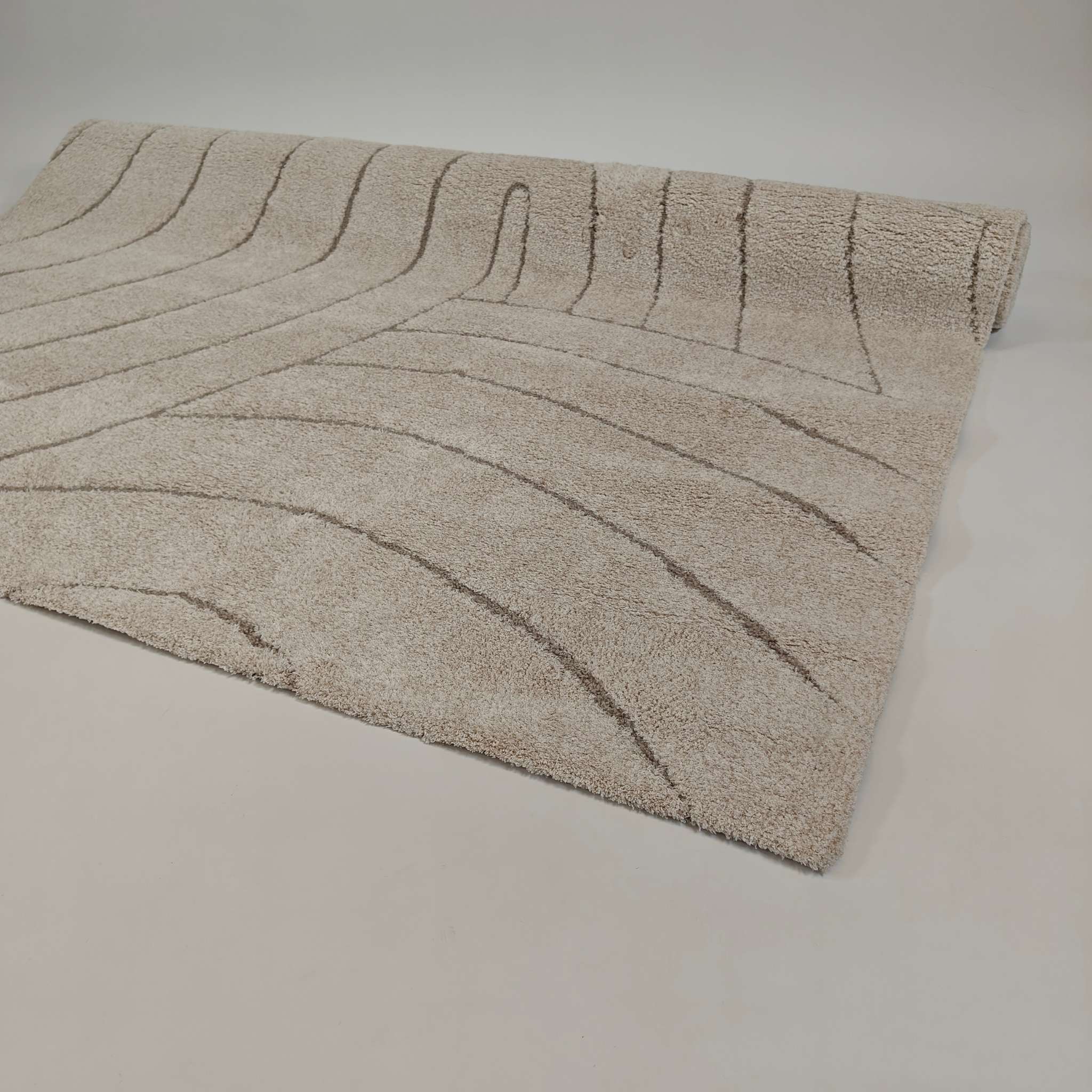 Silkkipilvi lyhytnukkainen matto - valkoinen