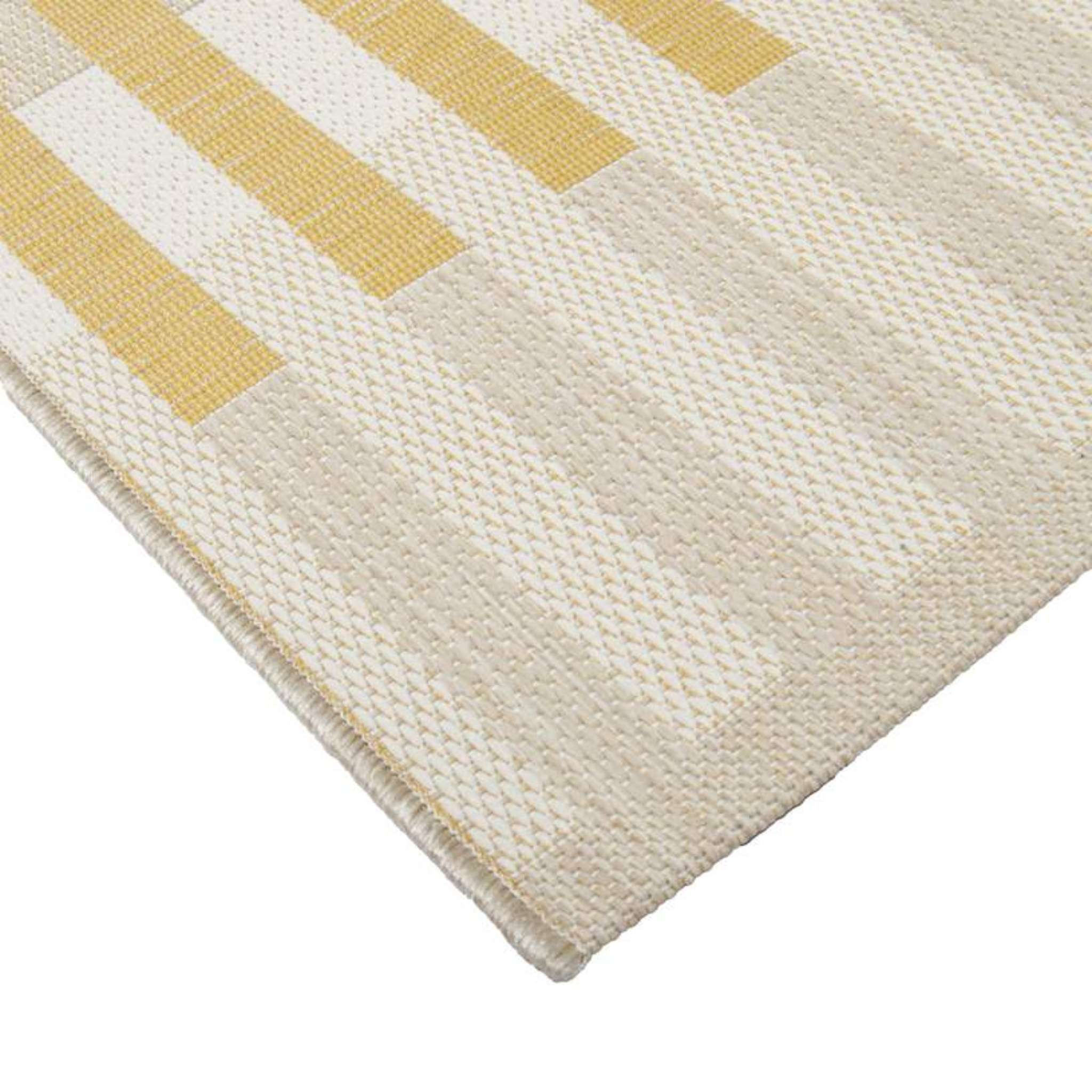 Solar helppohoitoinen matto - Beige-Keltainen
