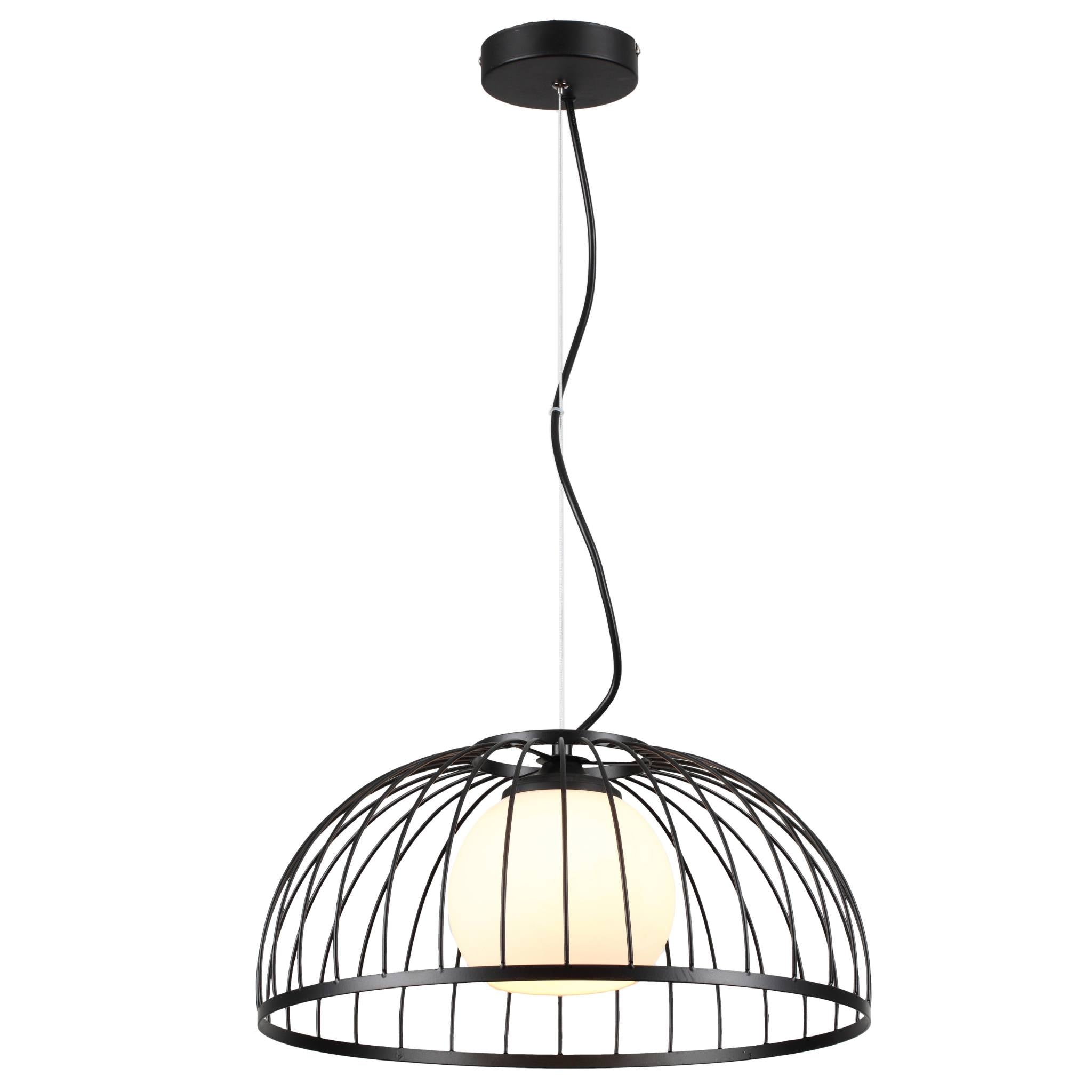 Solario 334101-02 - Ceiling light - Black - White opal