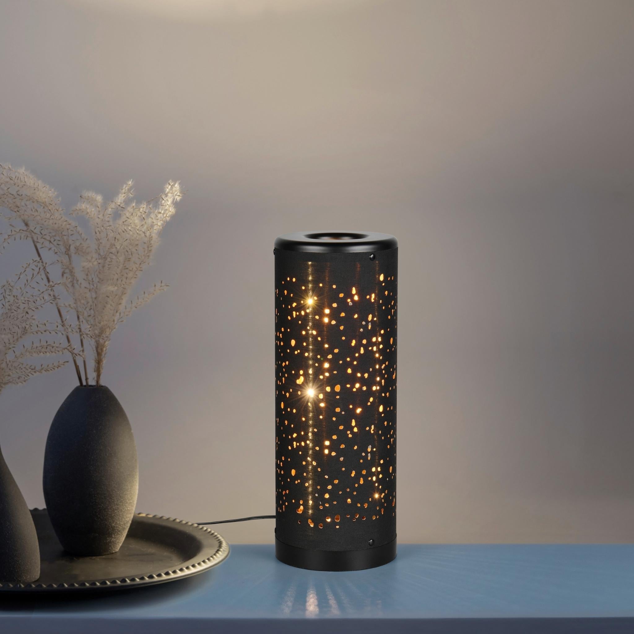 TRIO Taco LED pöytävalaisin - musta/kulta