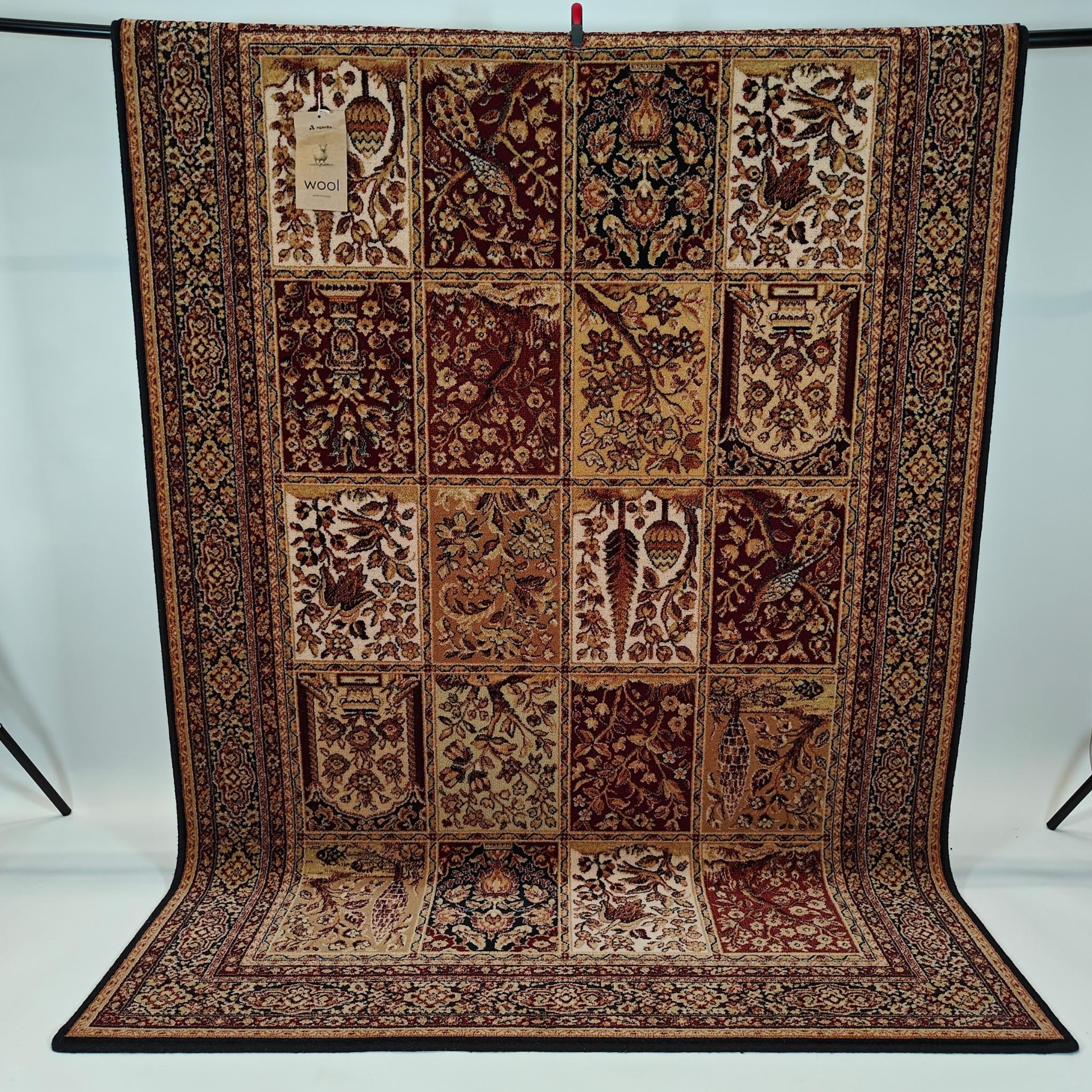 Timor Oriental Wool rug - black