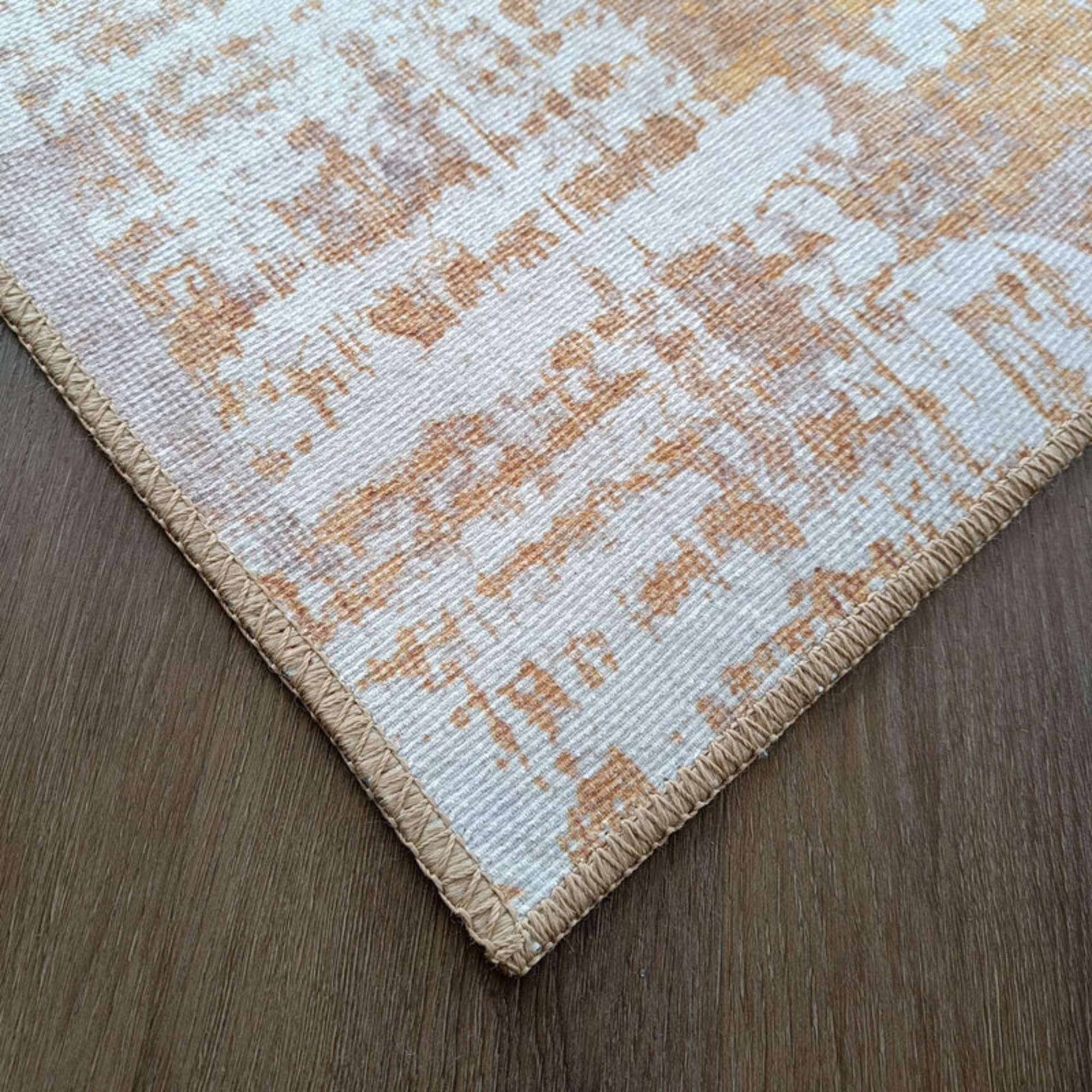 Thyme low pile Rug - yellow