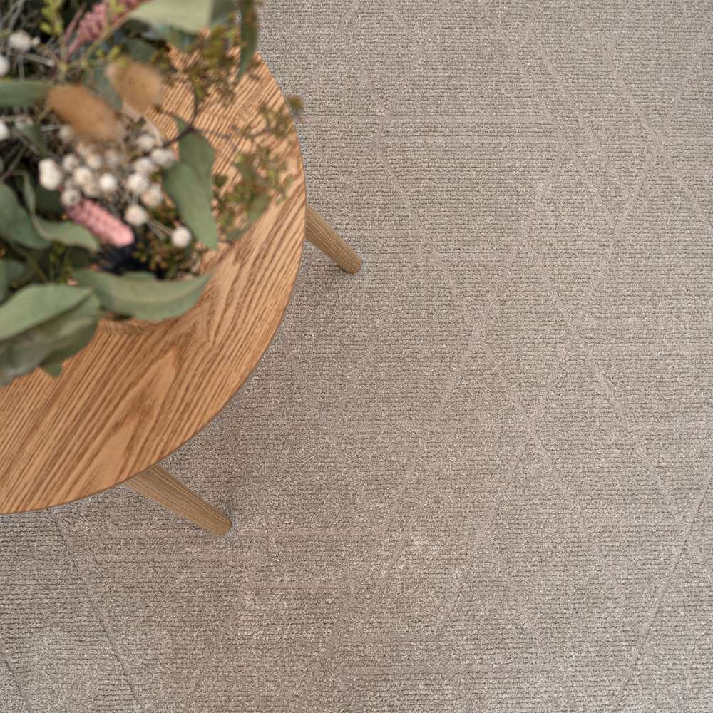 Toscana lyhytnukkainen matto - harmaa