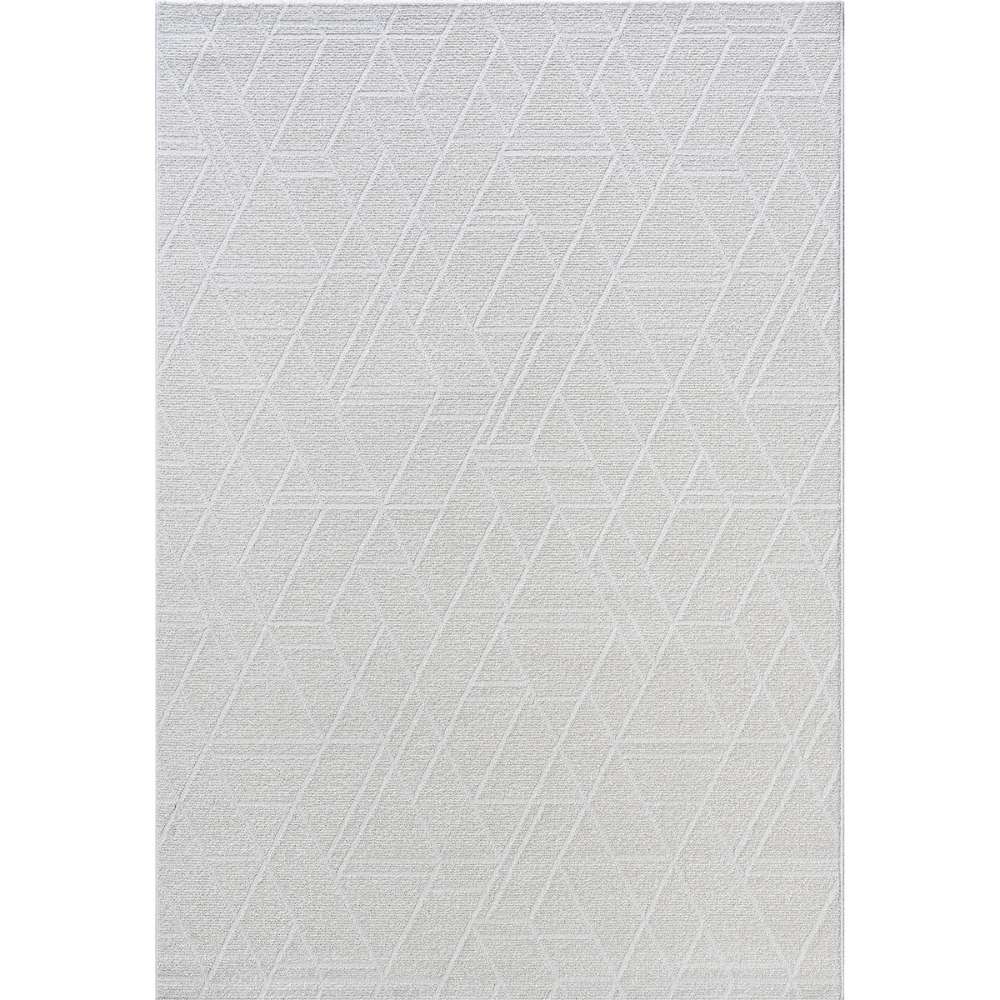 Toscana lyhytnukkainen matto - valkoinen