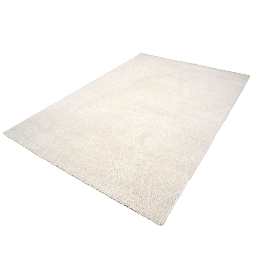 Toscana lyhytnukkainen matto - valkoinen