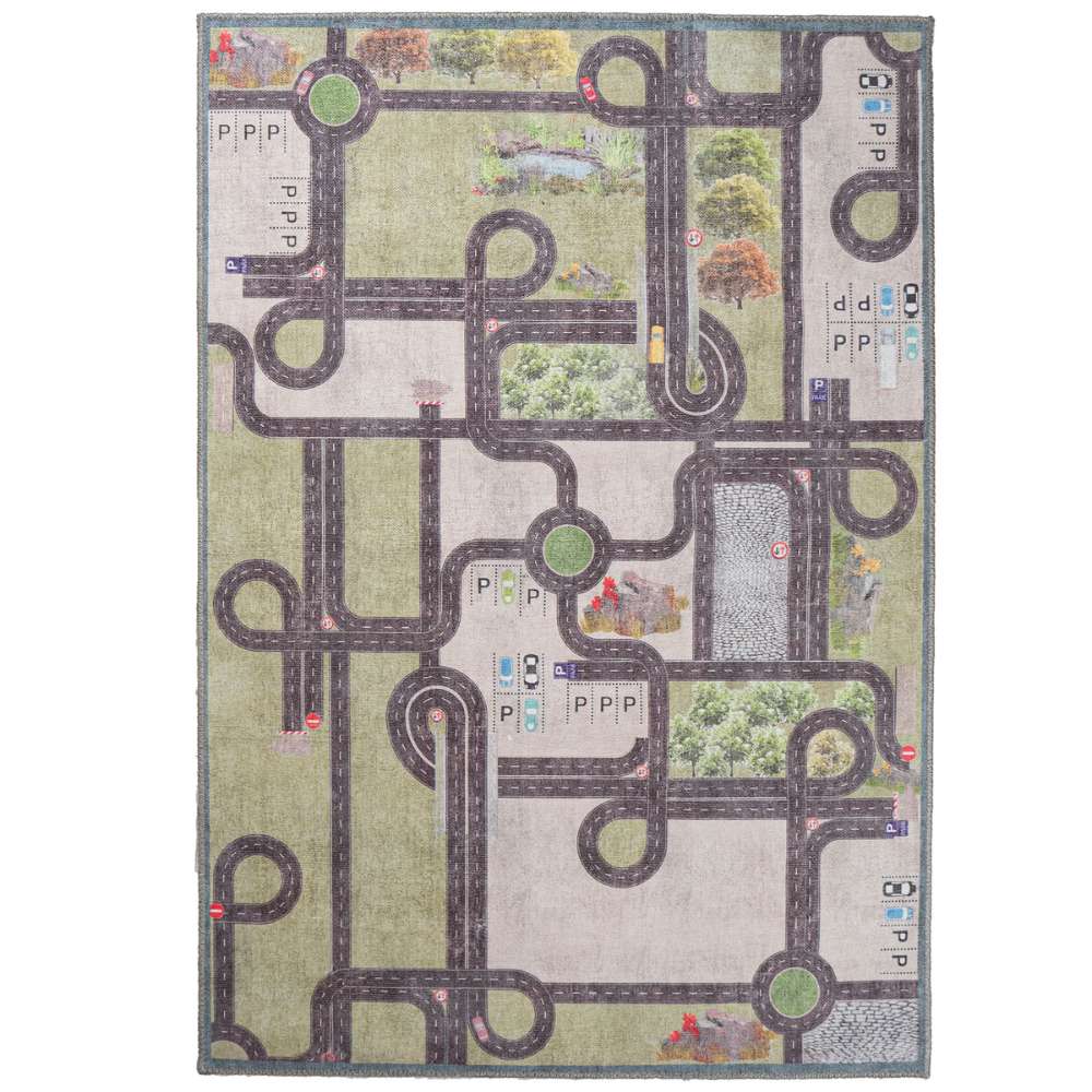 Touhu Traffic rug - green