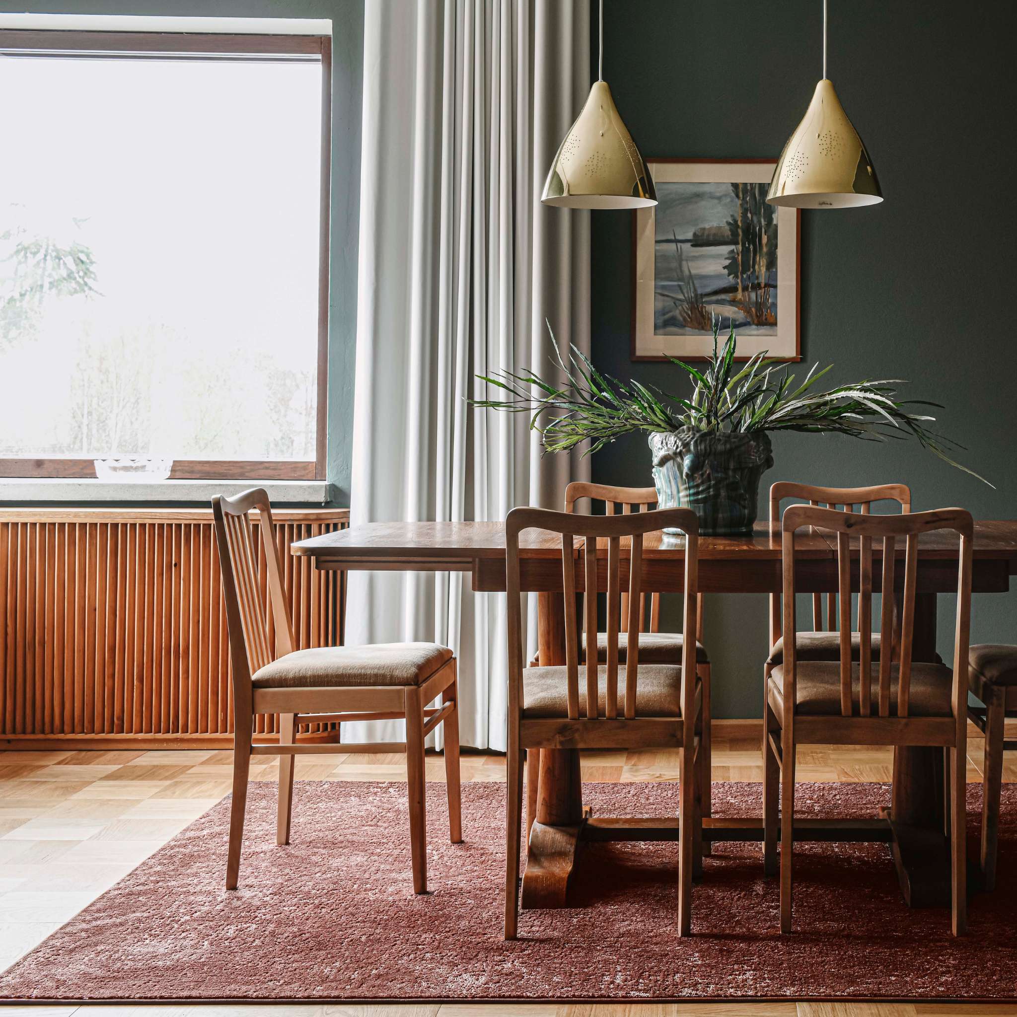 VM Carpet Basaltti Custom Size - Mahogany 300