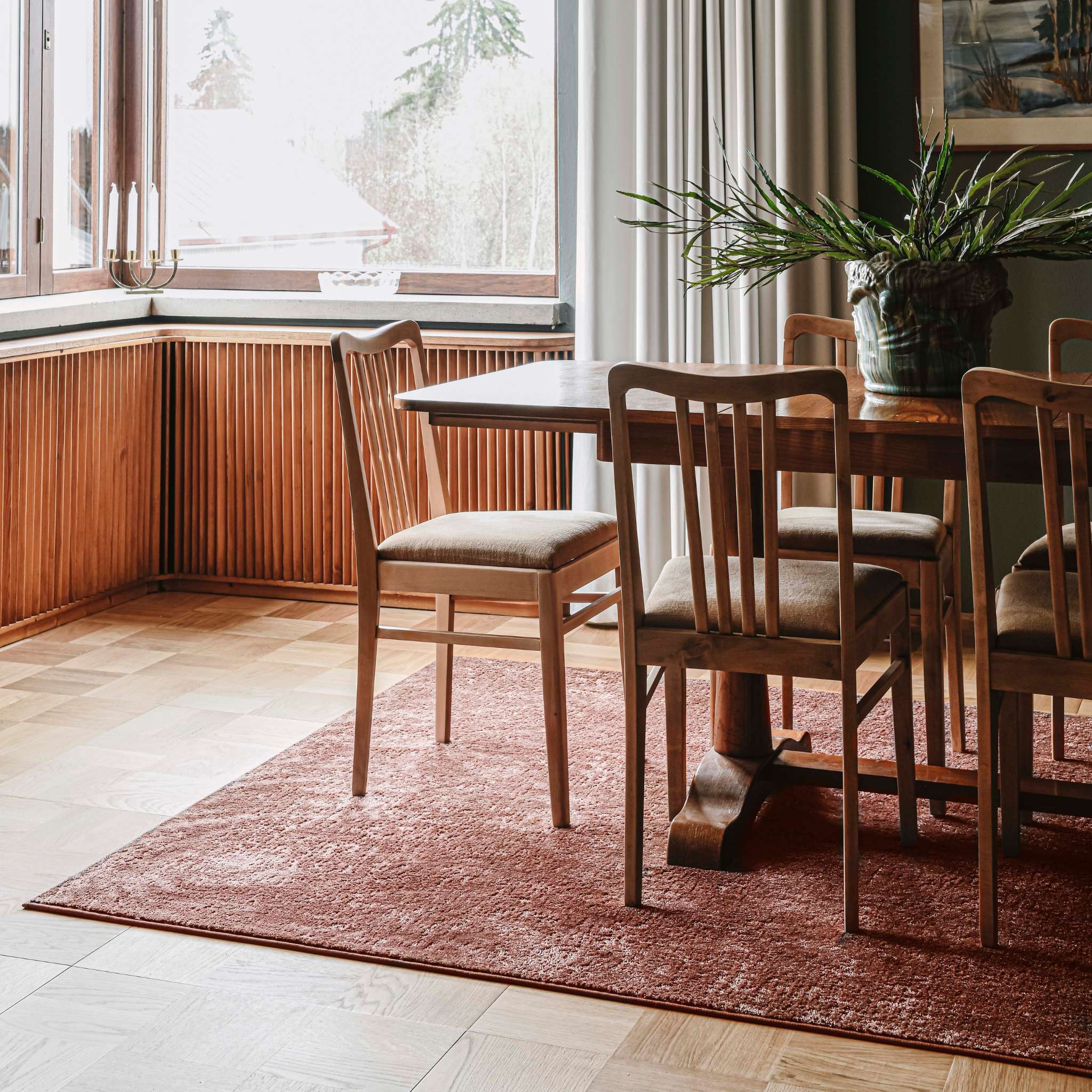 VM Carpet Basaltti Custom Size - Mahogany 300