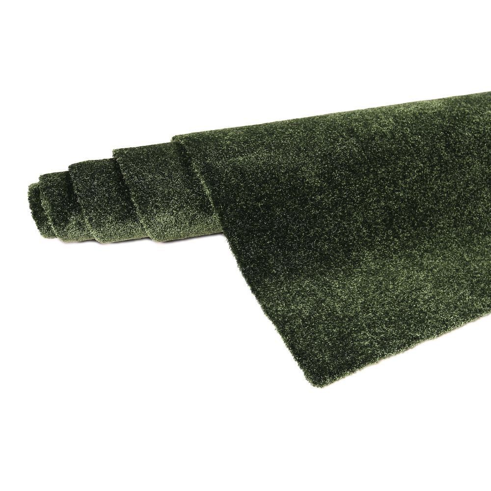 VM Carpet Hattara Rug, Custom Size - 28 dark green