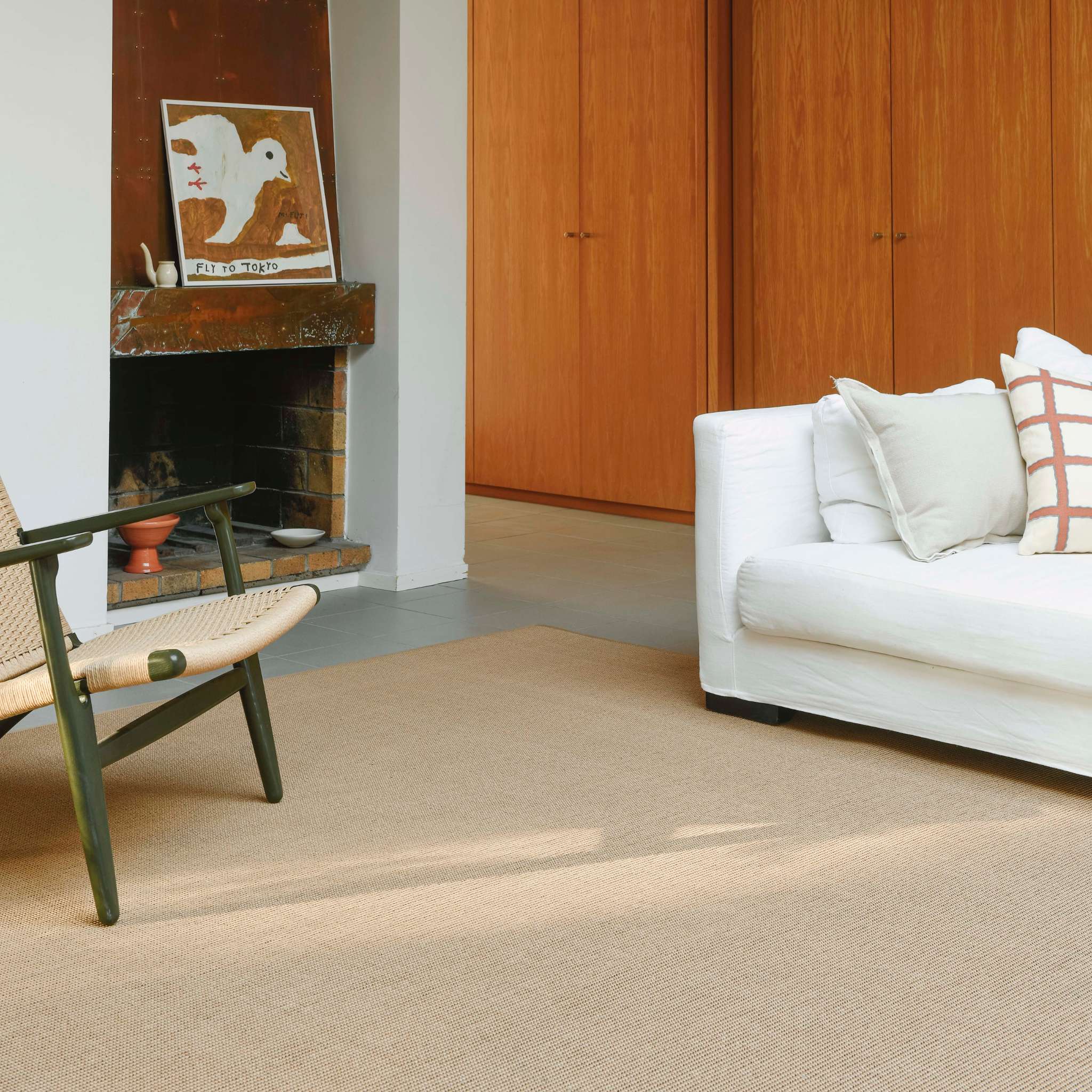 VM Carpet Havu Rug Custom Size - 72 natur