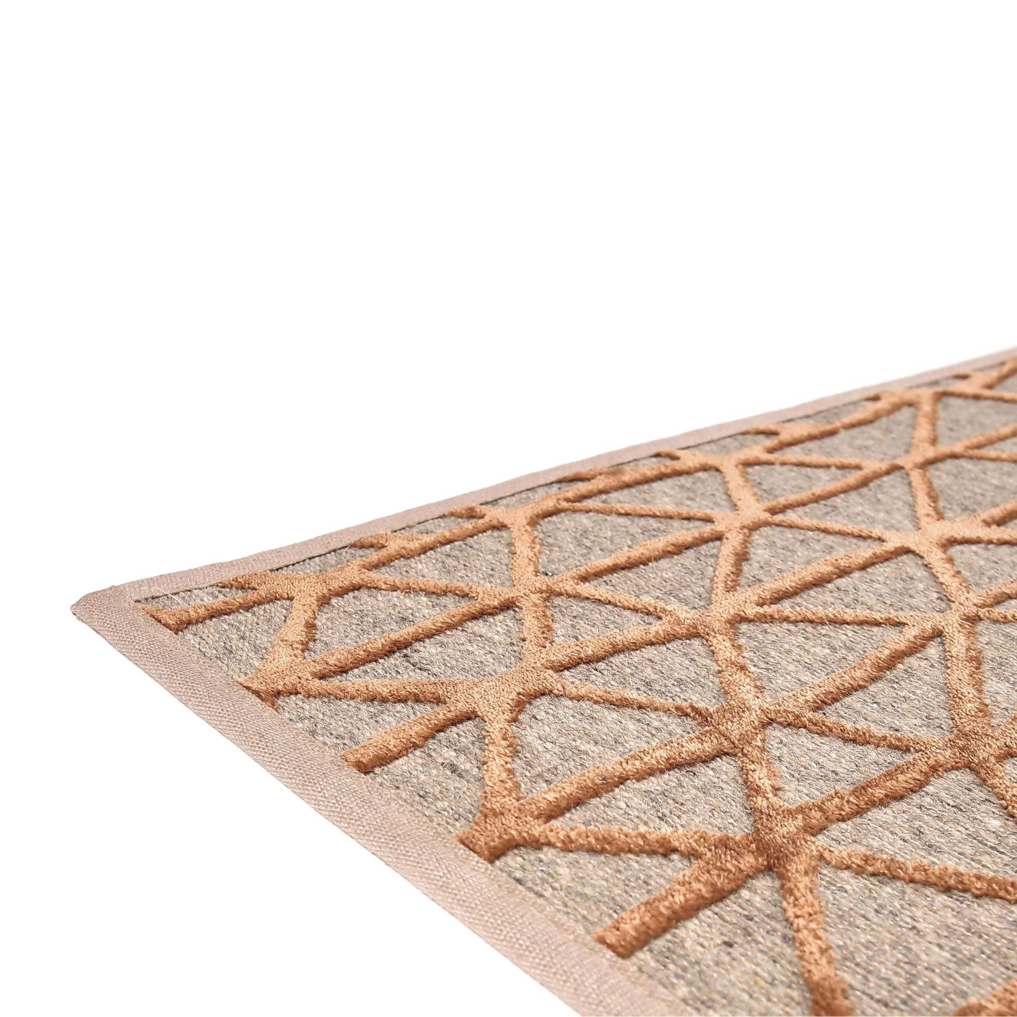 VM Carpet Lastu Rug - 3 copper