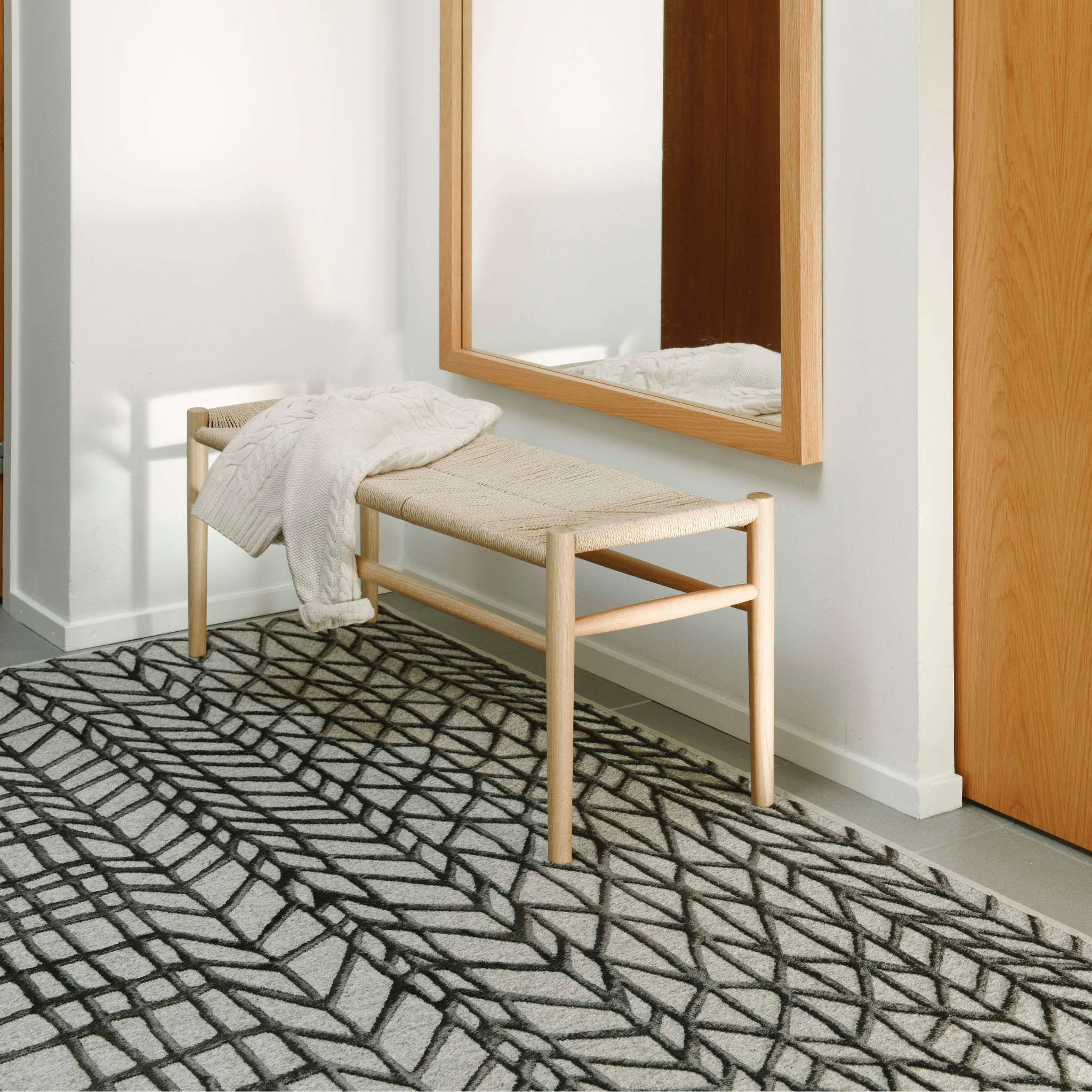 VM Carpet Lastu Rug - 5 brown