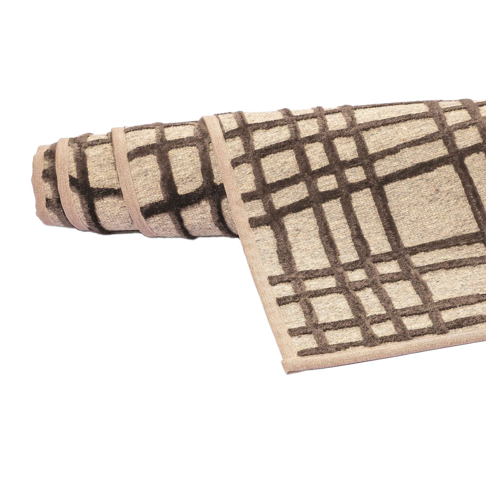 VM Carpet Lastu Rug - 5 brown