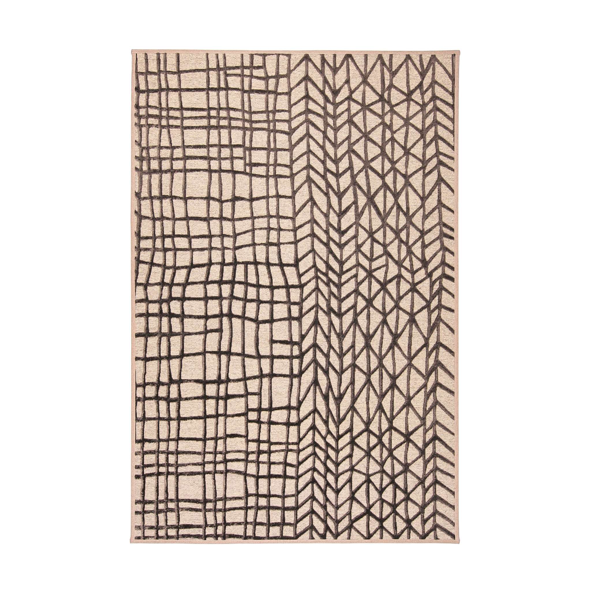 VM Carpet Lastu Rug - 5 brown