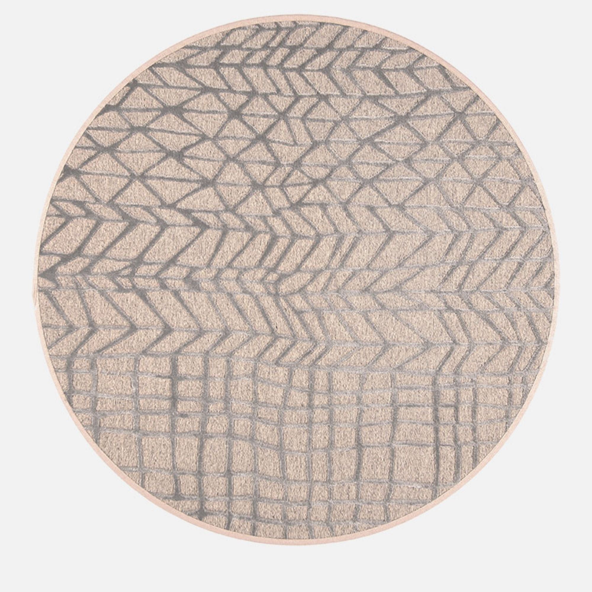 VM Carpet Lastu Rug - 4 silver